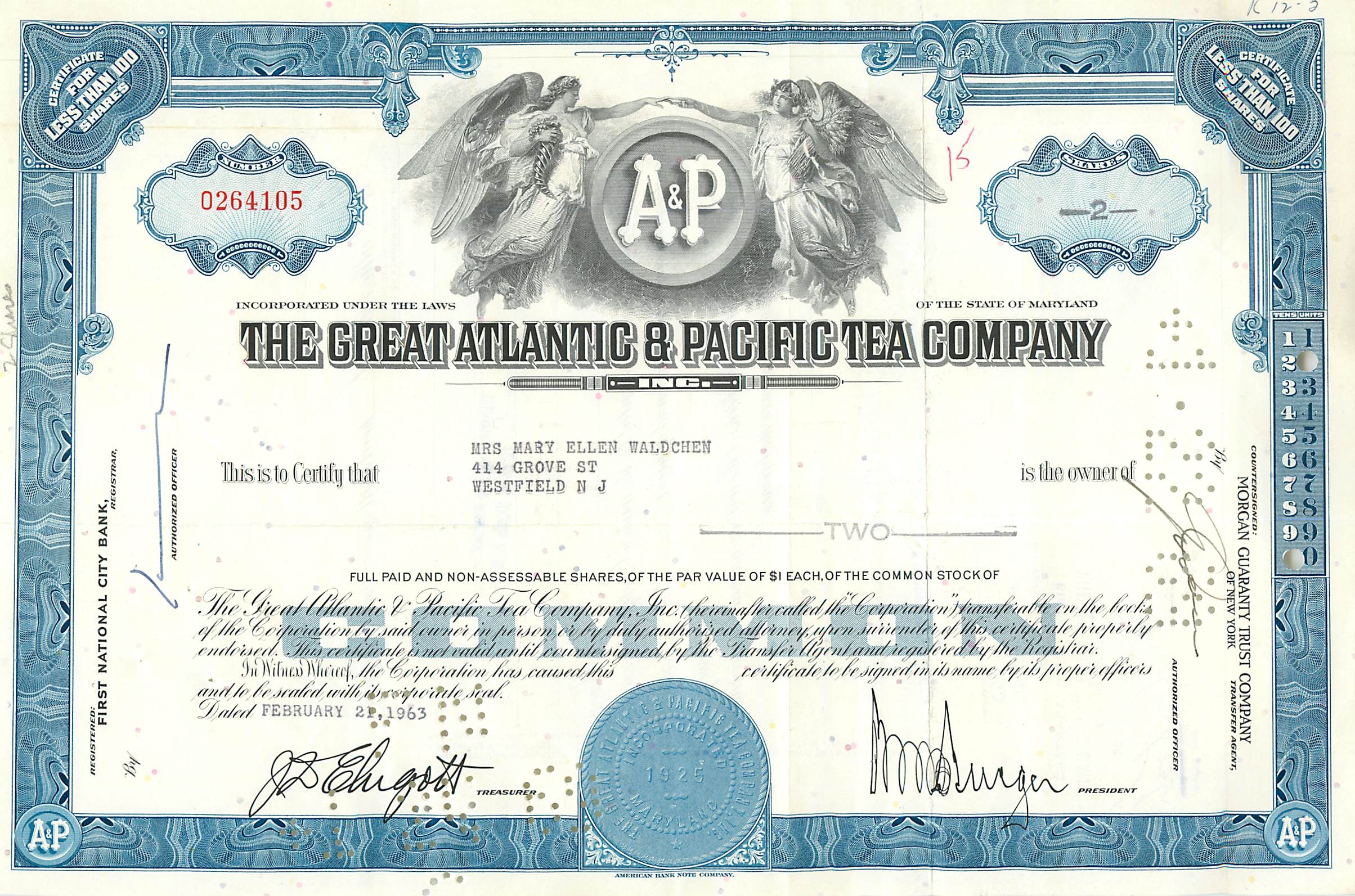 Coupon Share Action The Great Atlantic & Pacific Tea Company Ange Angel Femme
