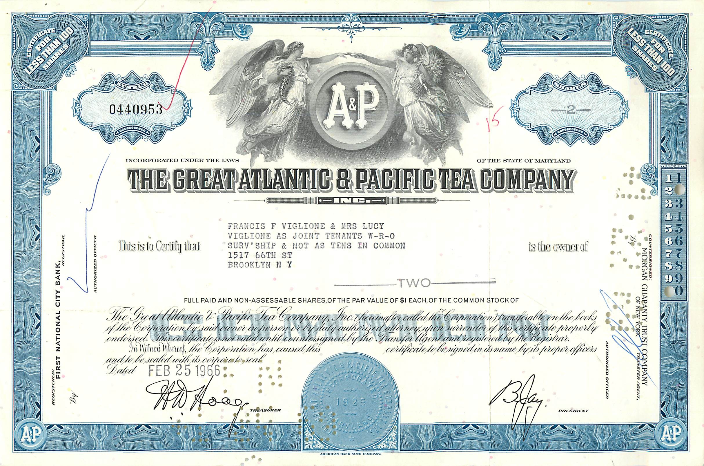 Coupon Share Action The Great Atlantic & Pacific Tea Company Ange Angel Femme