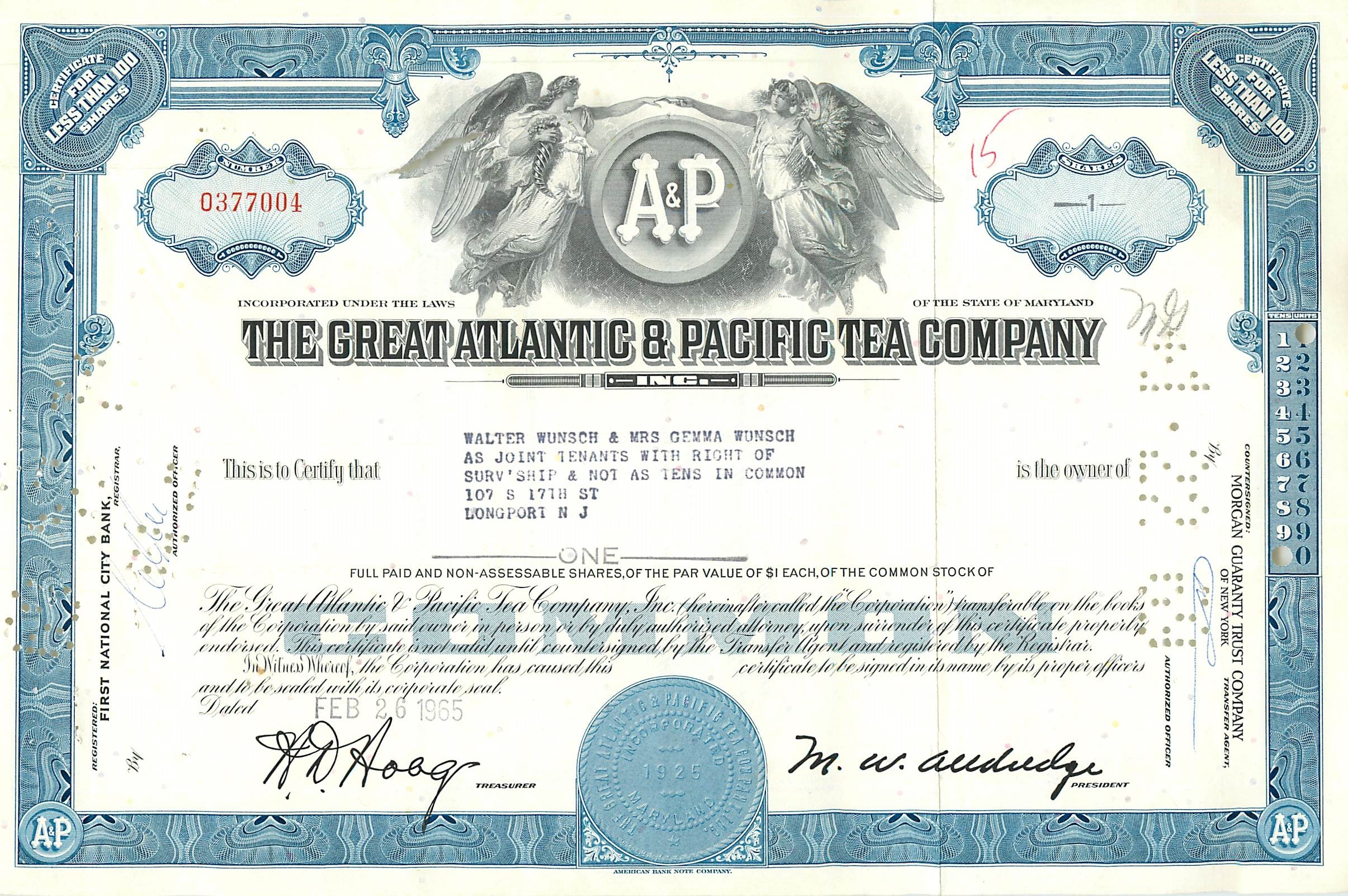 Coupon Share Action The Great Atlantic & Pacific Tea Company Ange Angel Femme
