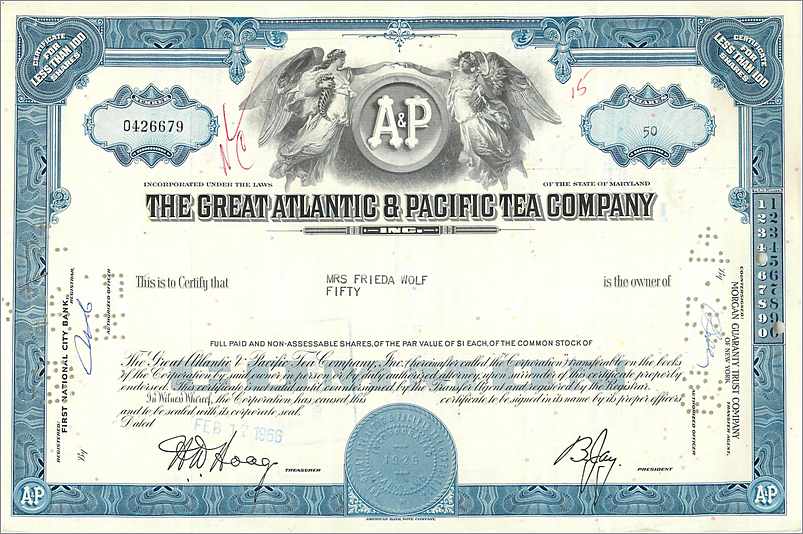 Coupon Share Action The Great Atlantic & Pacific Tea Company Ange Angel Femme