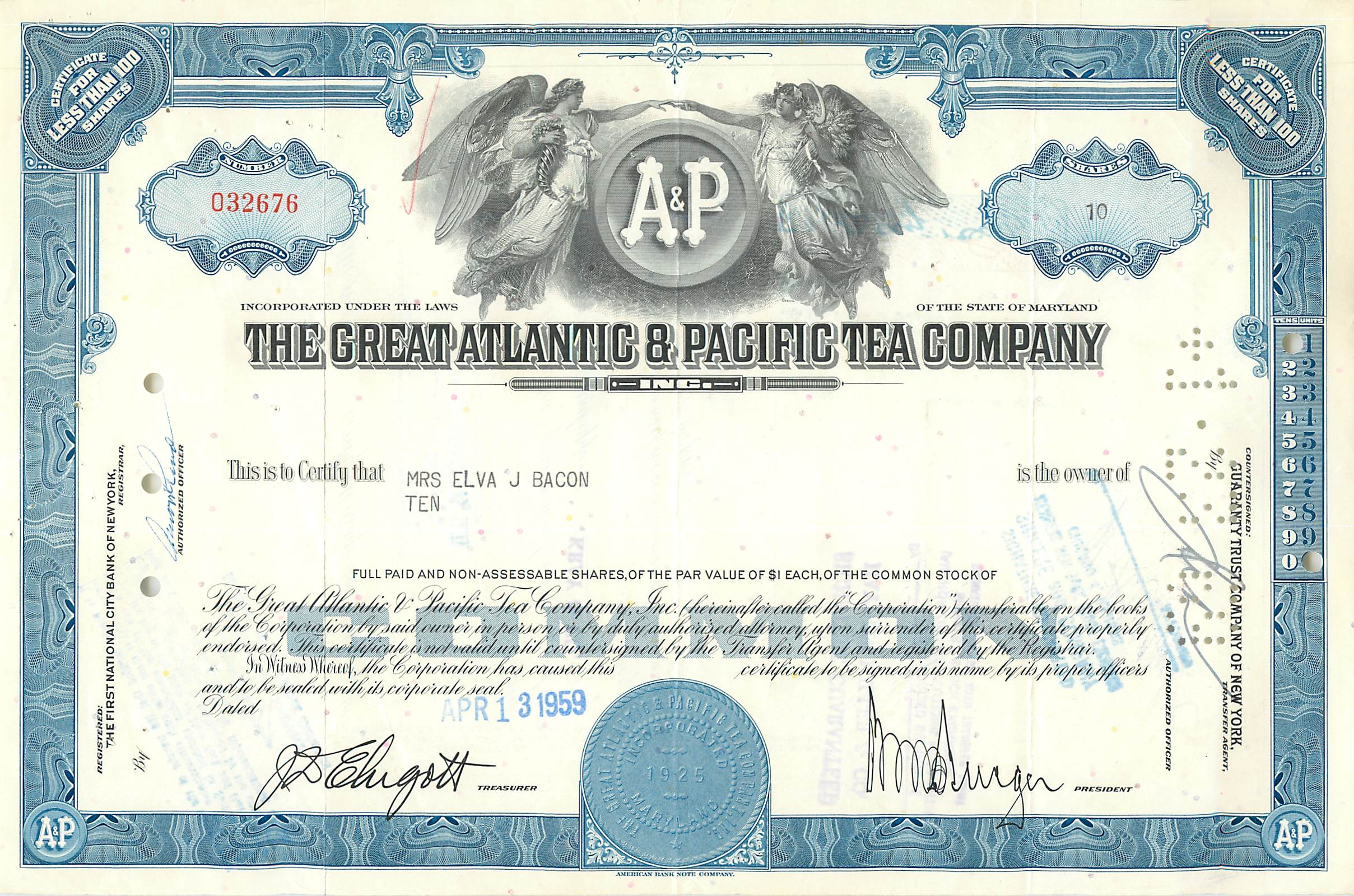 Coupon Share Action The Great Atlantic & Pacific Tea Company Ange Angel Femme