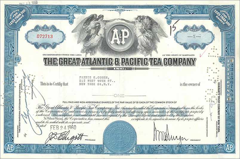 Coupon Share Action The Great Atlantic & Pacific Tea Company Ange Angel Femme