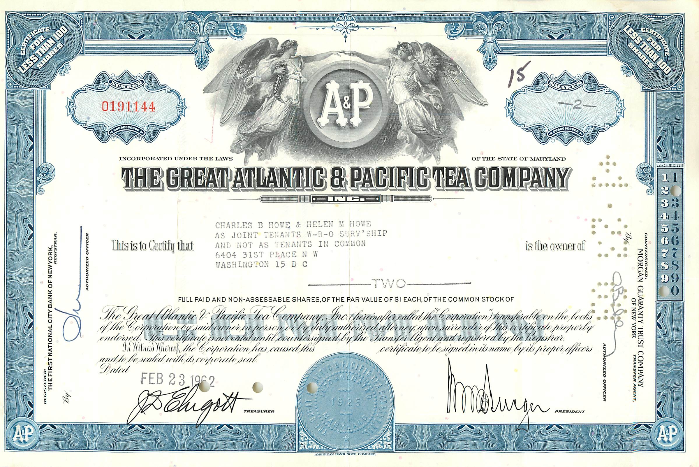 Coupon Share Action The Great Atlantic & Pacific Tea Company Ange Angel Femme