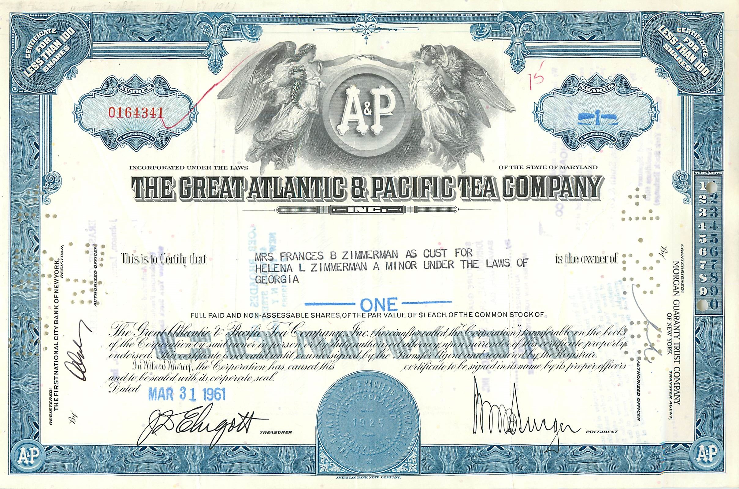Coupon Share Action The Great Atlantic & Pacific Tea Company Ange Angel Femme