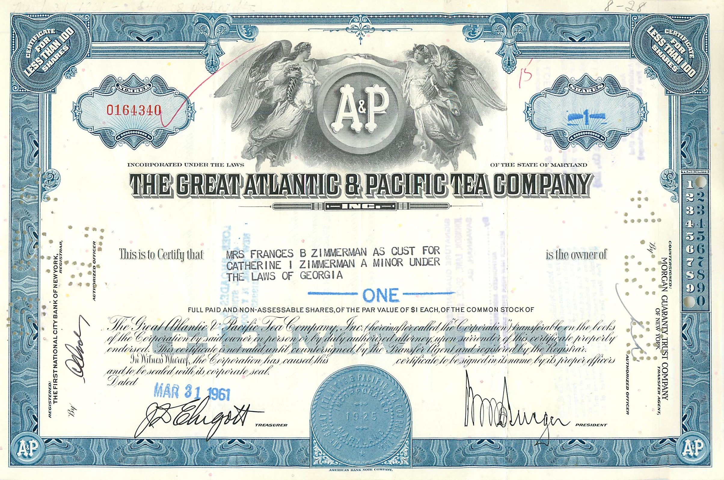 Coupon Share Action The Great Atlantic & Pacific Tea Company Ange Angel Femme