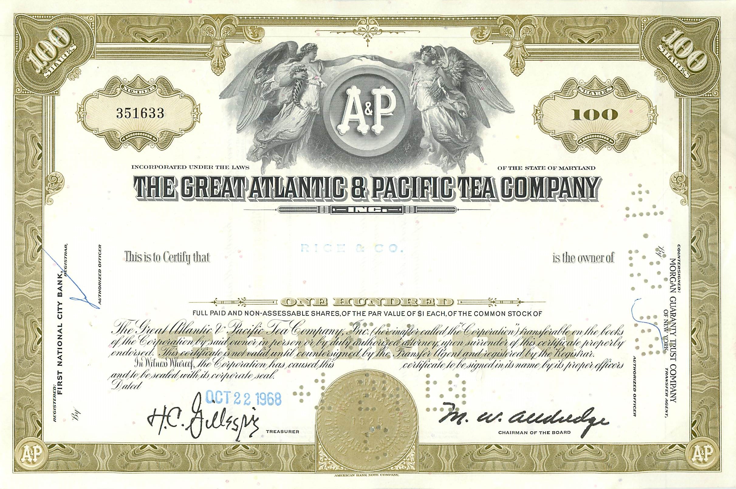 Coupon Share Action The Great Atlantic & Pacific Tea Company Ange Angel Femme