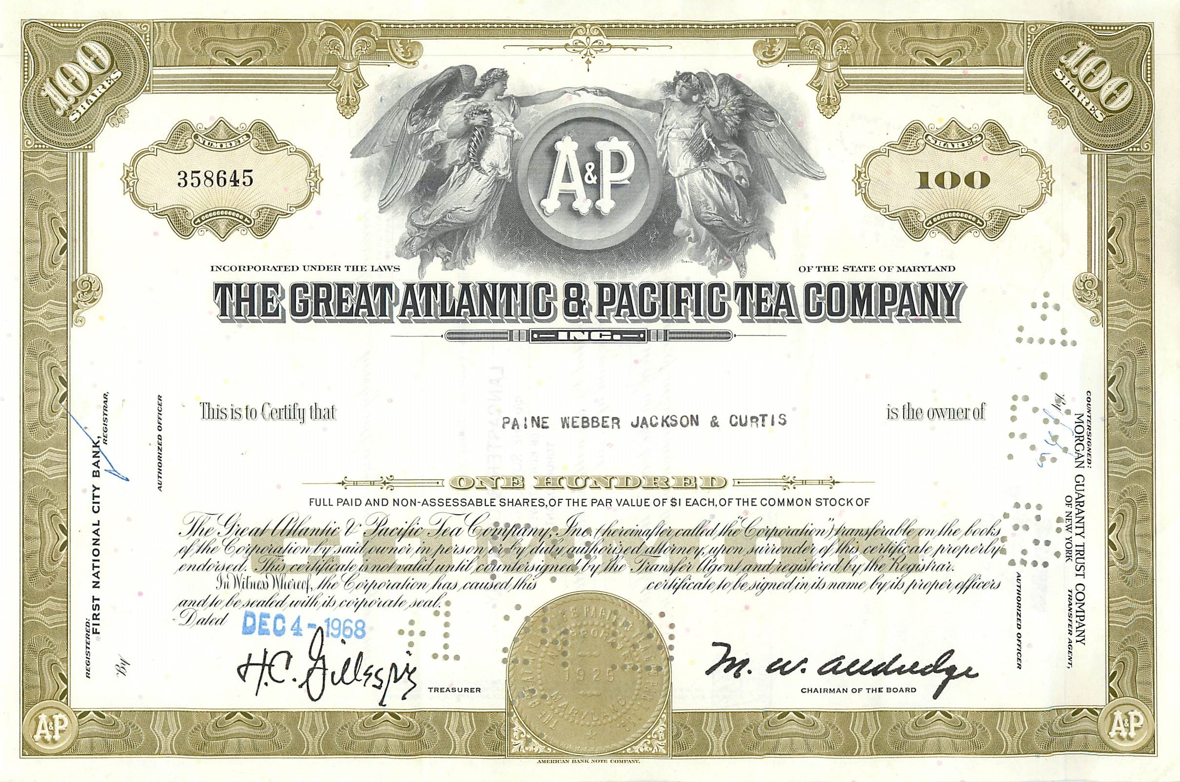 Coupon Share Action The Great Atlantic & Pacific Tea Company Ange Angel Femme