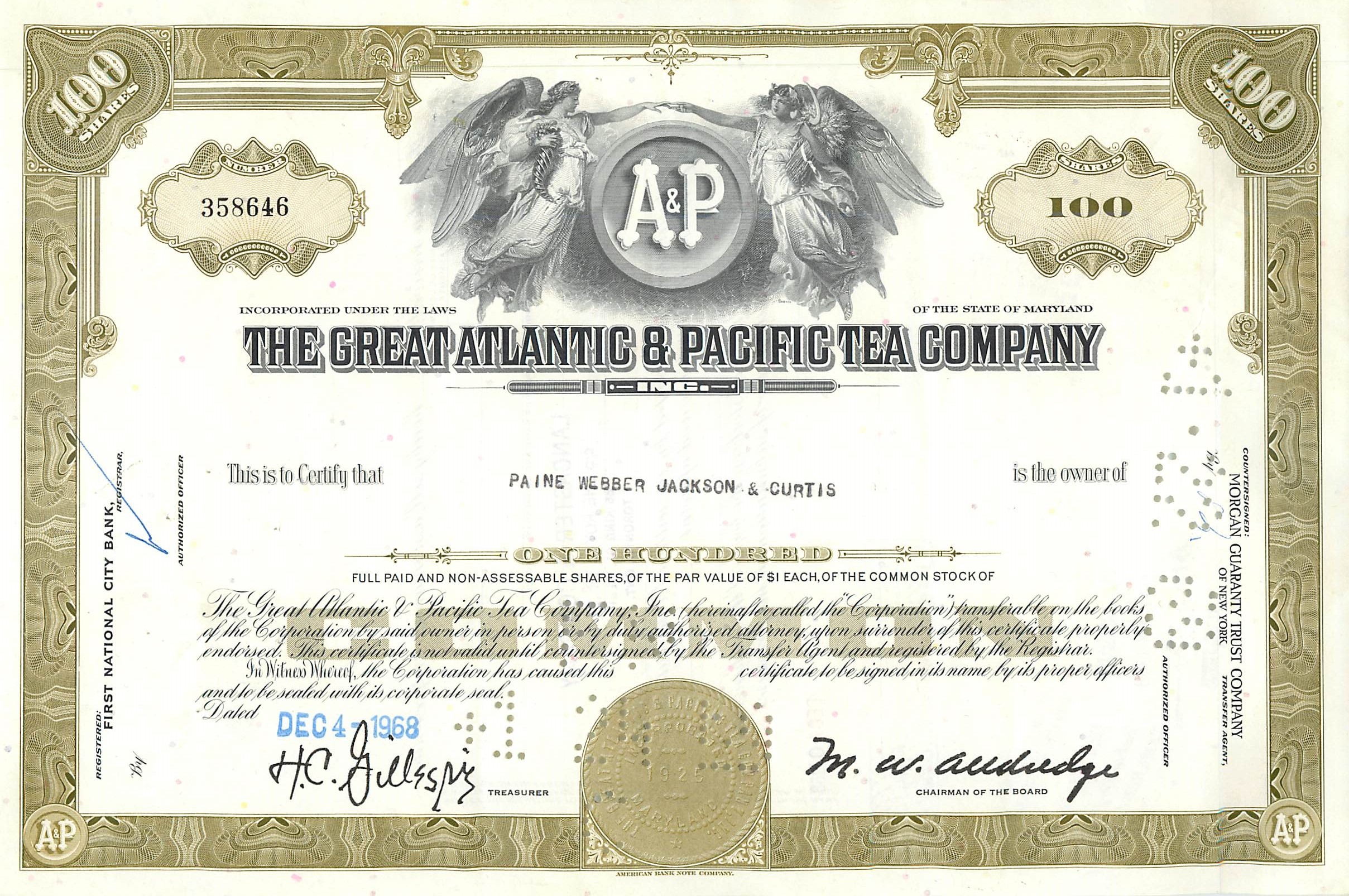 Coupon Share Action The Great Atlantic & Pacific Tea Company Ange Angel Femme
