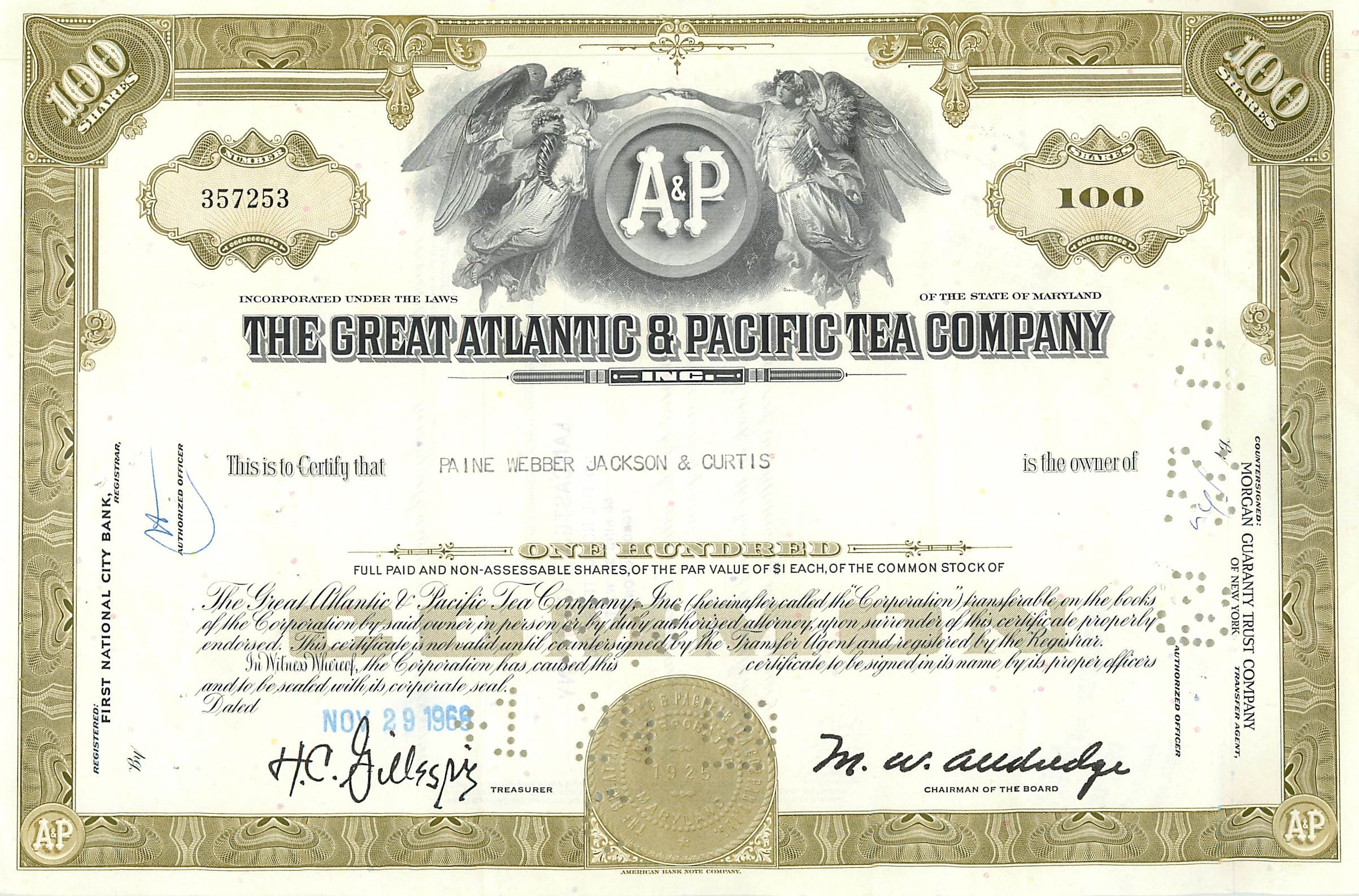Coupon Share Action The Great Atlantic & Pacific Tea Company Ange Angel Femme