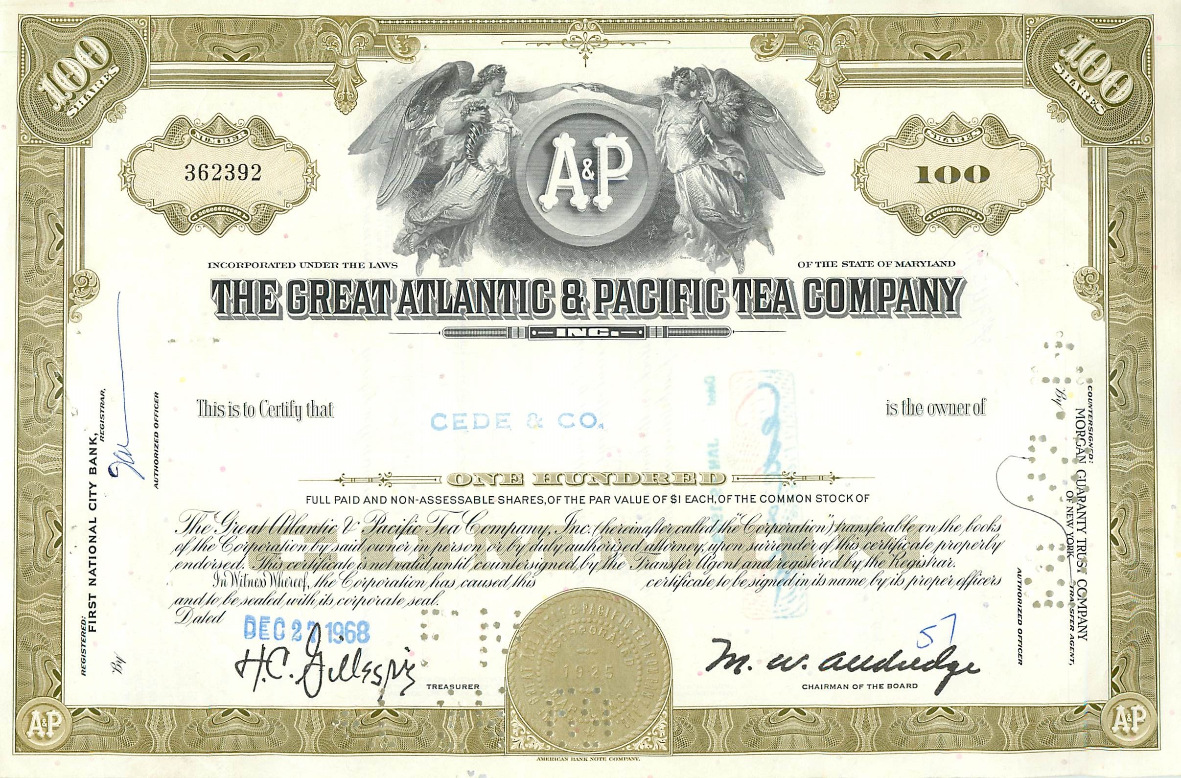 Coupon Share Action The Great Atlantic & Pacific Tea Company Ange Angel Femme