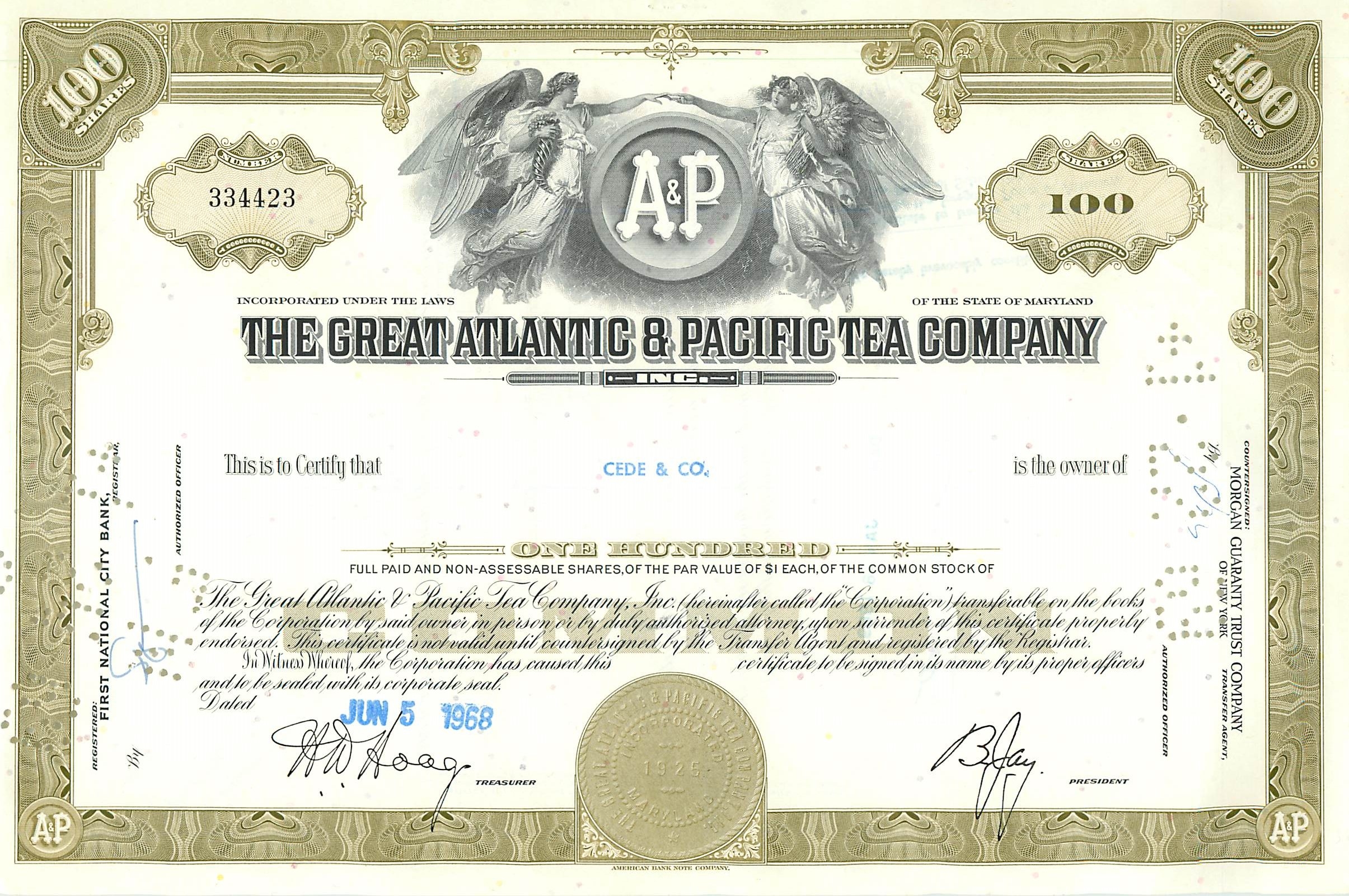 Coupon Share Action The Great Atlantic & Pacific Tea Company Ange Angel Femme