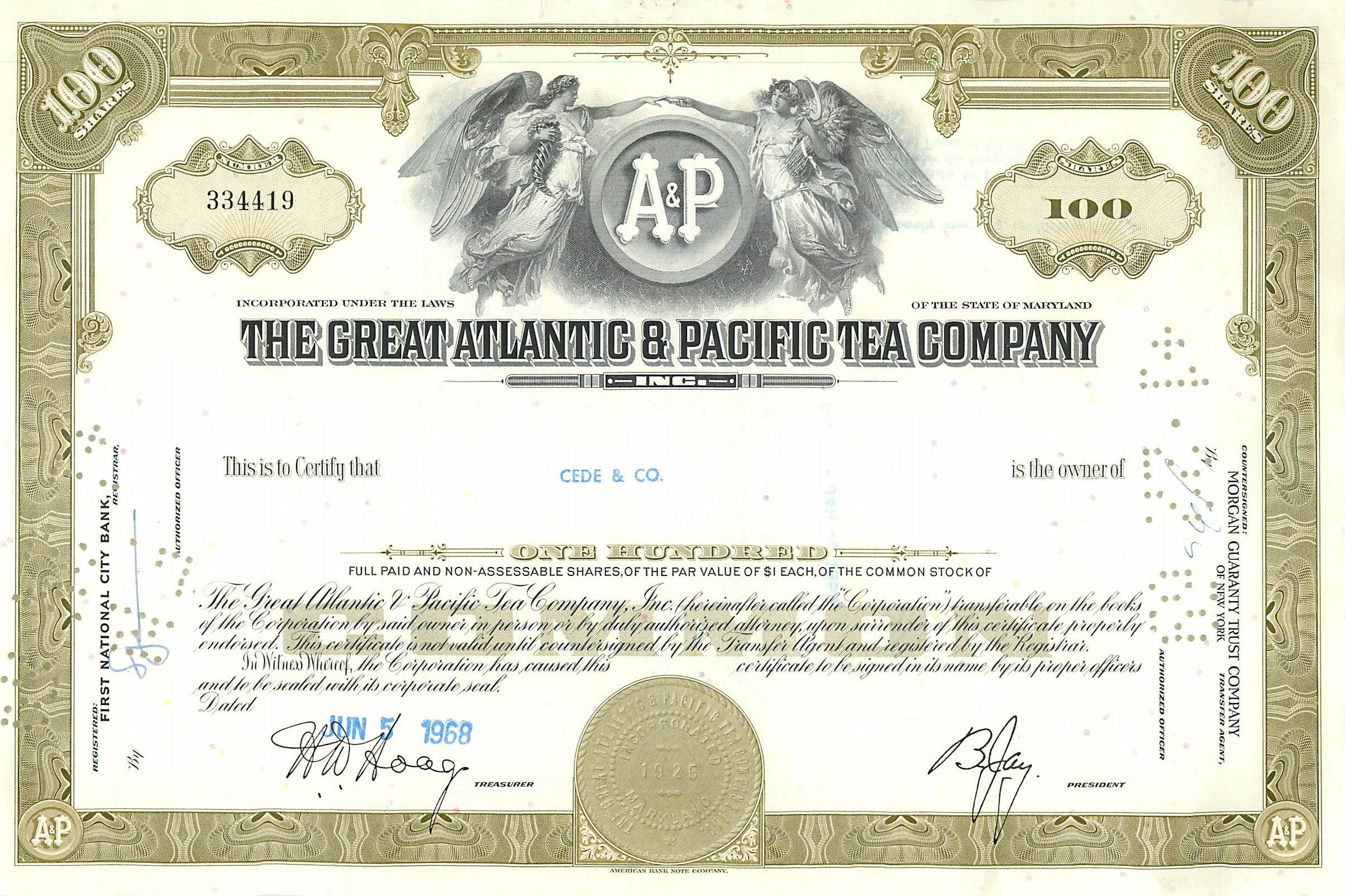 Coupon Share Action The Great Atlantic & Pacific Tea Company Ange Angel Femme