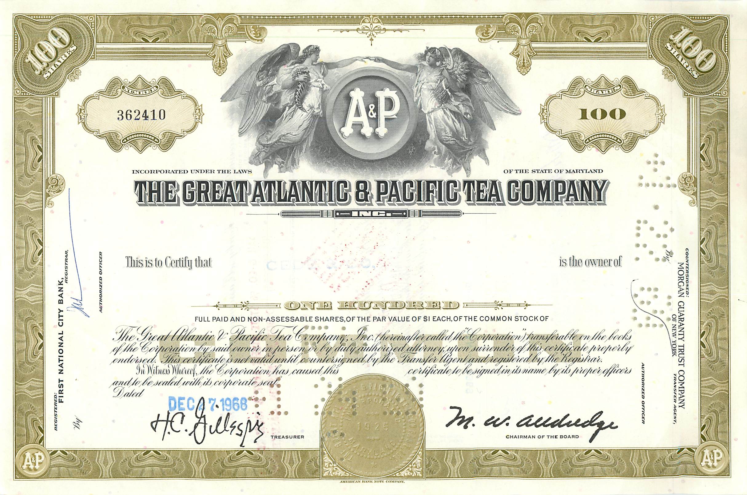 Coupon Share Action The Great Atlantic & Pacific Tea Company Ange Angel Femme