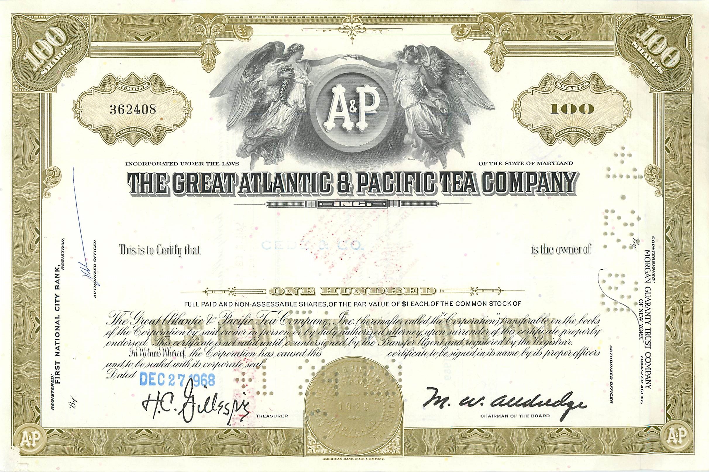 Coupon Share Action The Great Atlantic & Pacific Tea Company Ange Angel Femme