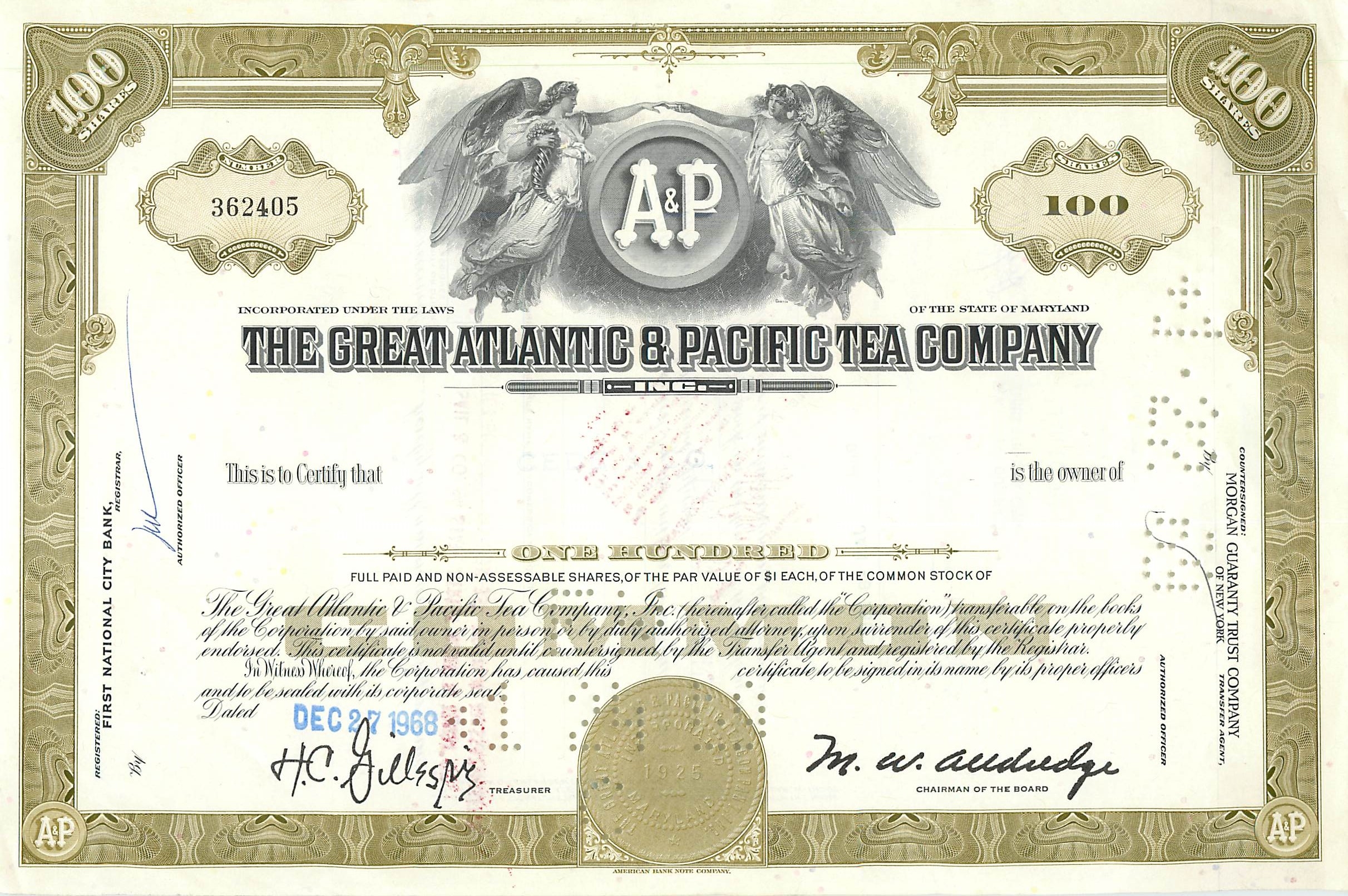 Coupon Share Action The Great Atlantic & Pacific Tea Company Ange Angel Femme