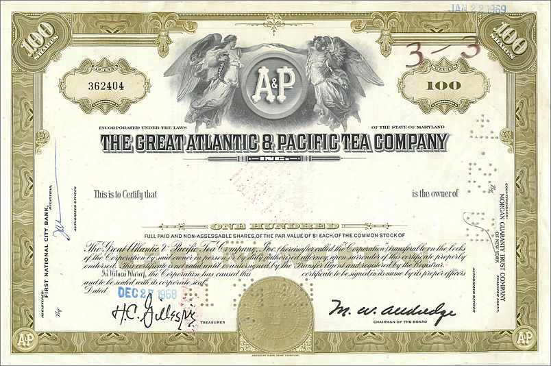 Coupon Share Action The Great Atlantic & Pacific Tea Company Ange Angel Femme
