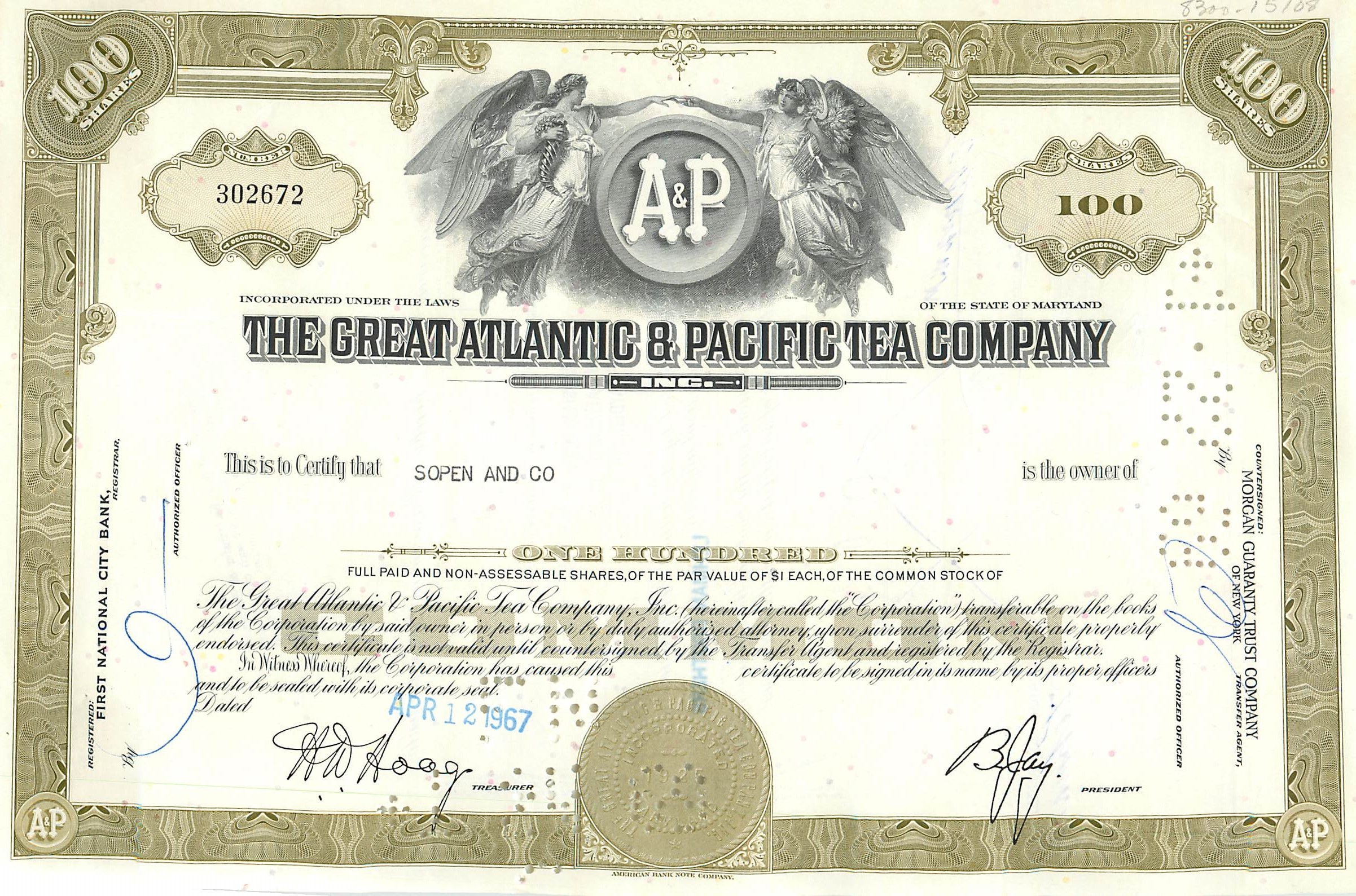 Coupon Share Action The Great Atlantic & Pacific Tea Company Ange Angel Femme
