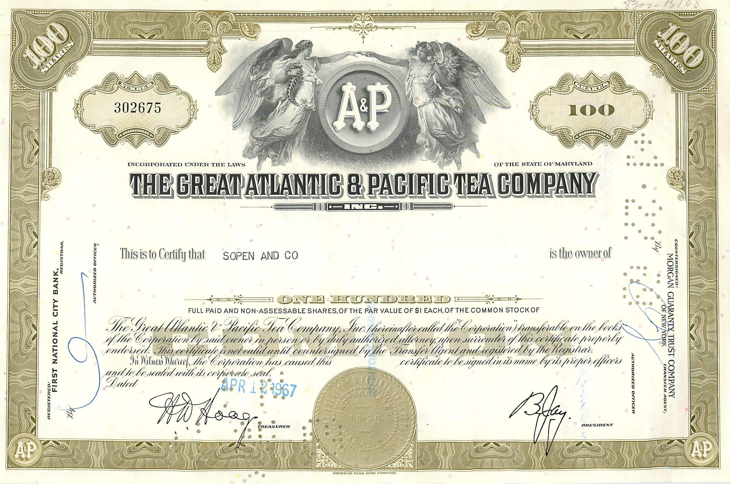 Coupon Share Action The Great Atlantic & Pacific Tea Company Ange Angel Femme