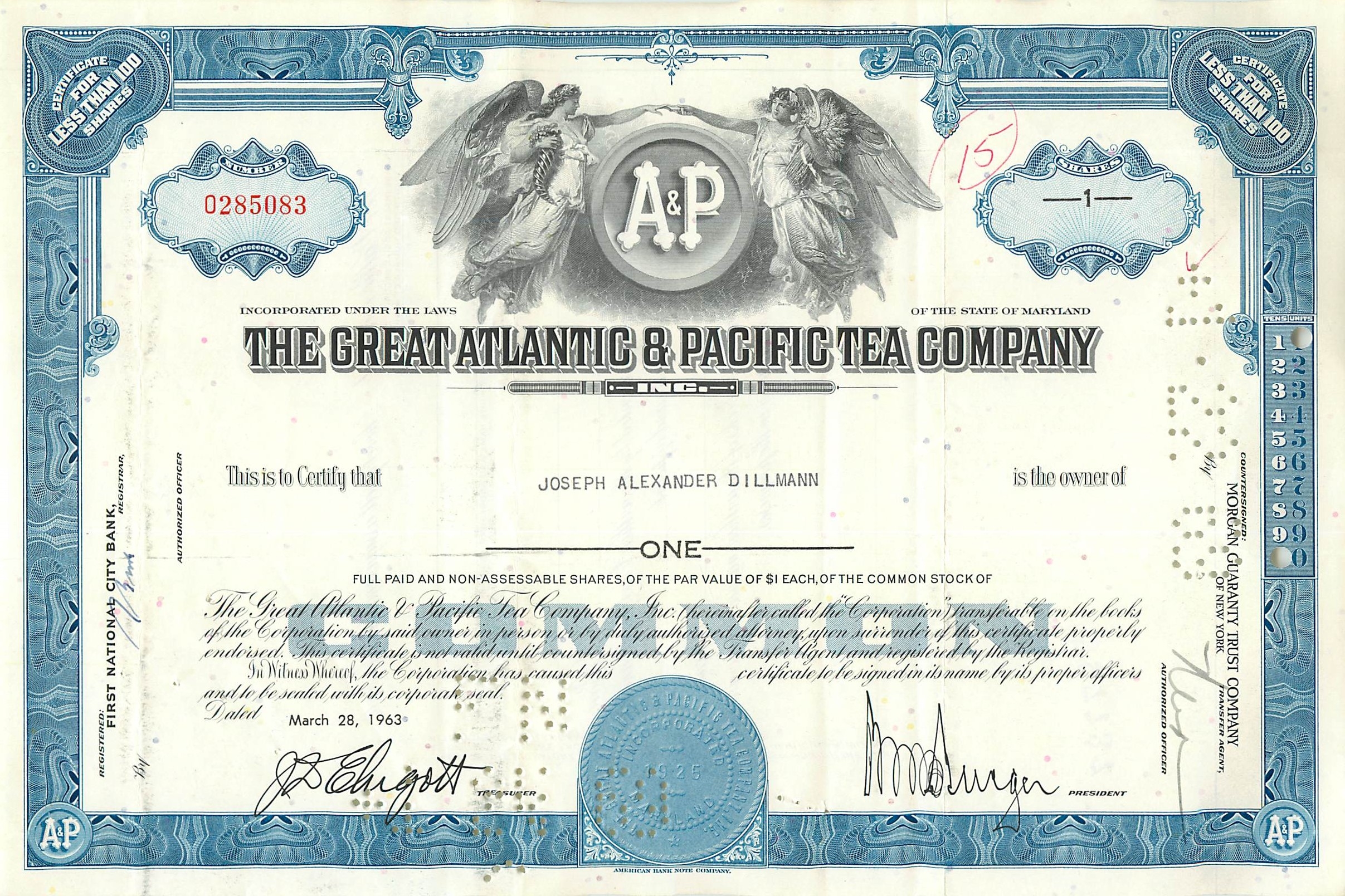 Coupon Share Action The Great Atlantic & Pacific Tea Company Ange Angel Femme