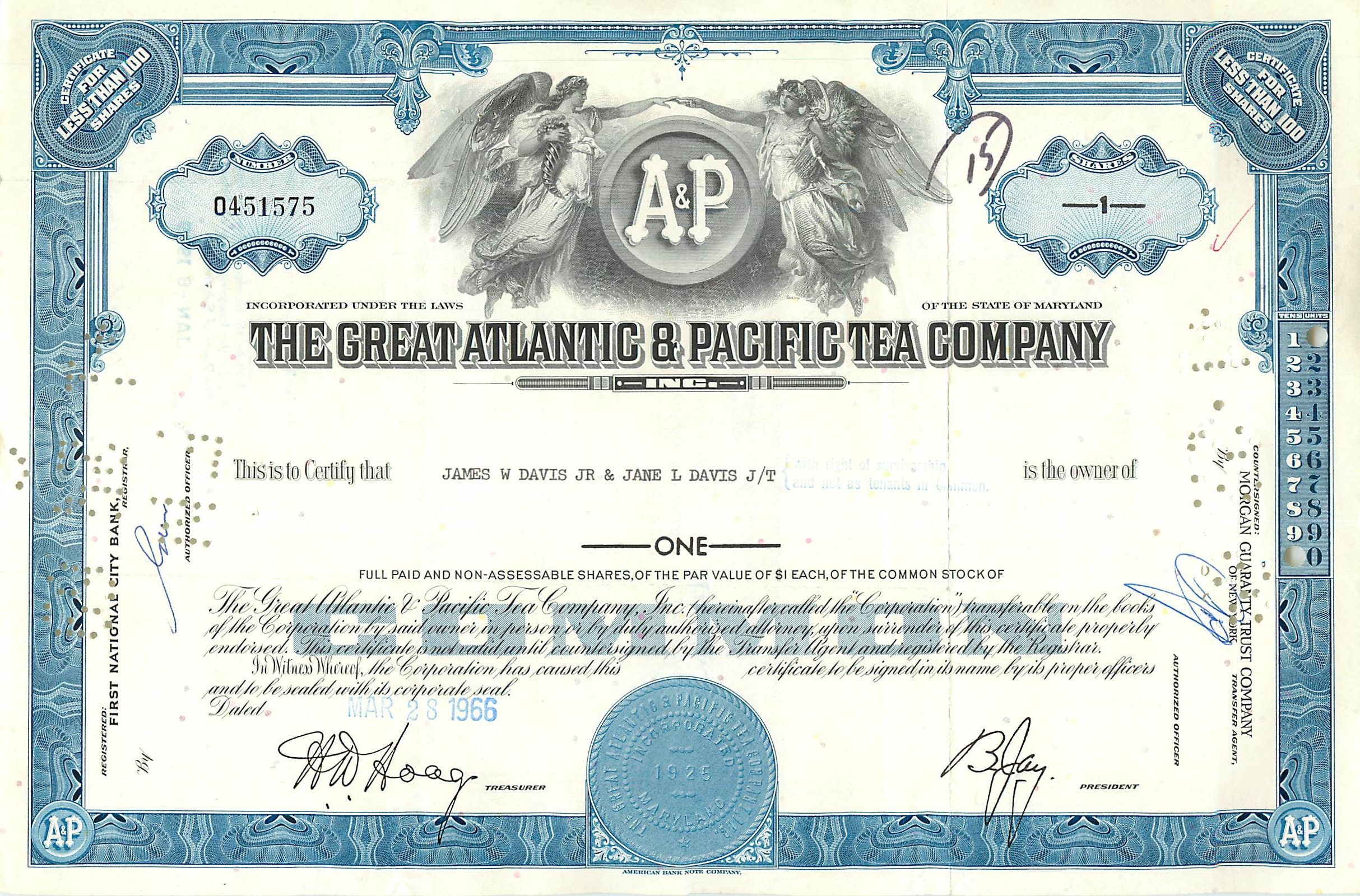 Coupon Share Action The Great Atlantic & Pacific Tea Company Ange Angel Femme