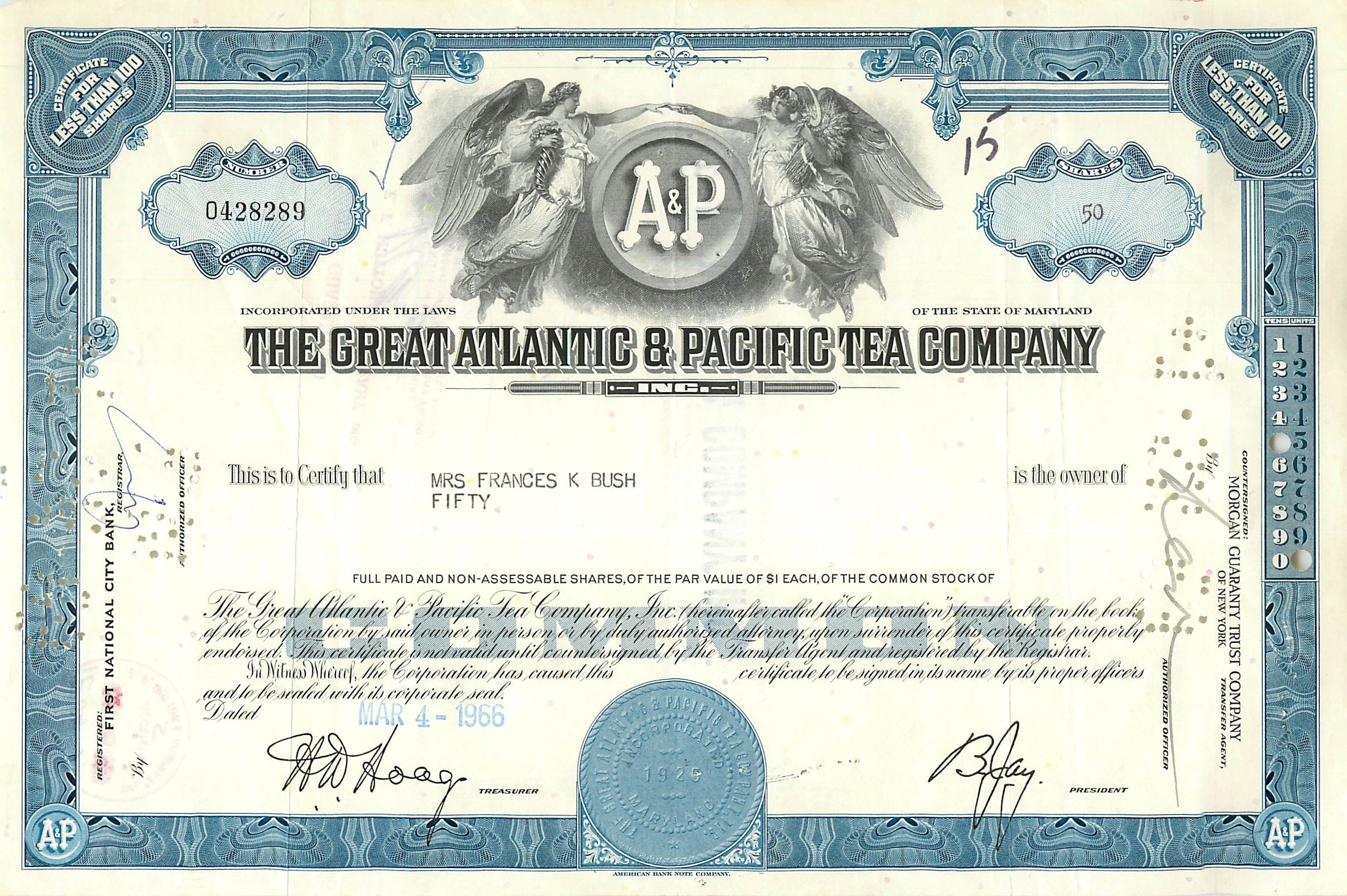 Coupon Share Action The Great Atlantic & Pacific Tea Company Ange Angel Femme
