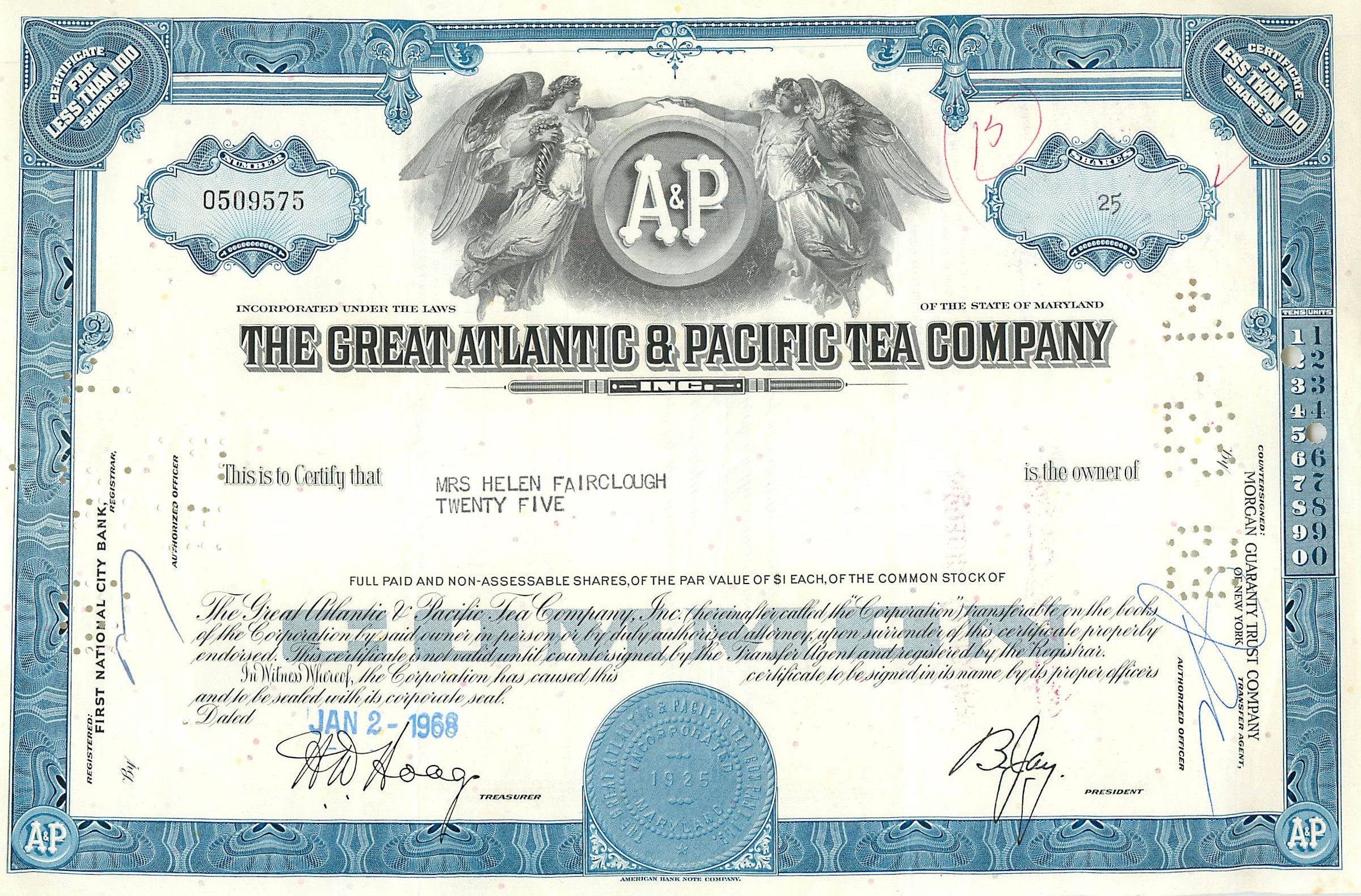 Coupon Share Action The Great Atlantic & Pacific Tea Company Ange Angel Femme