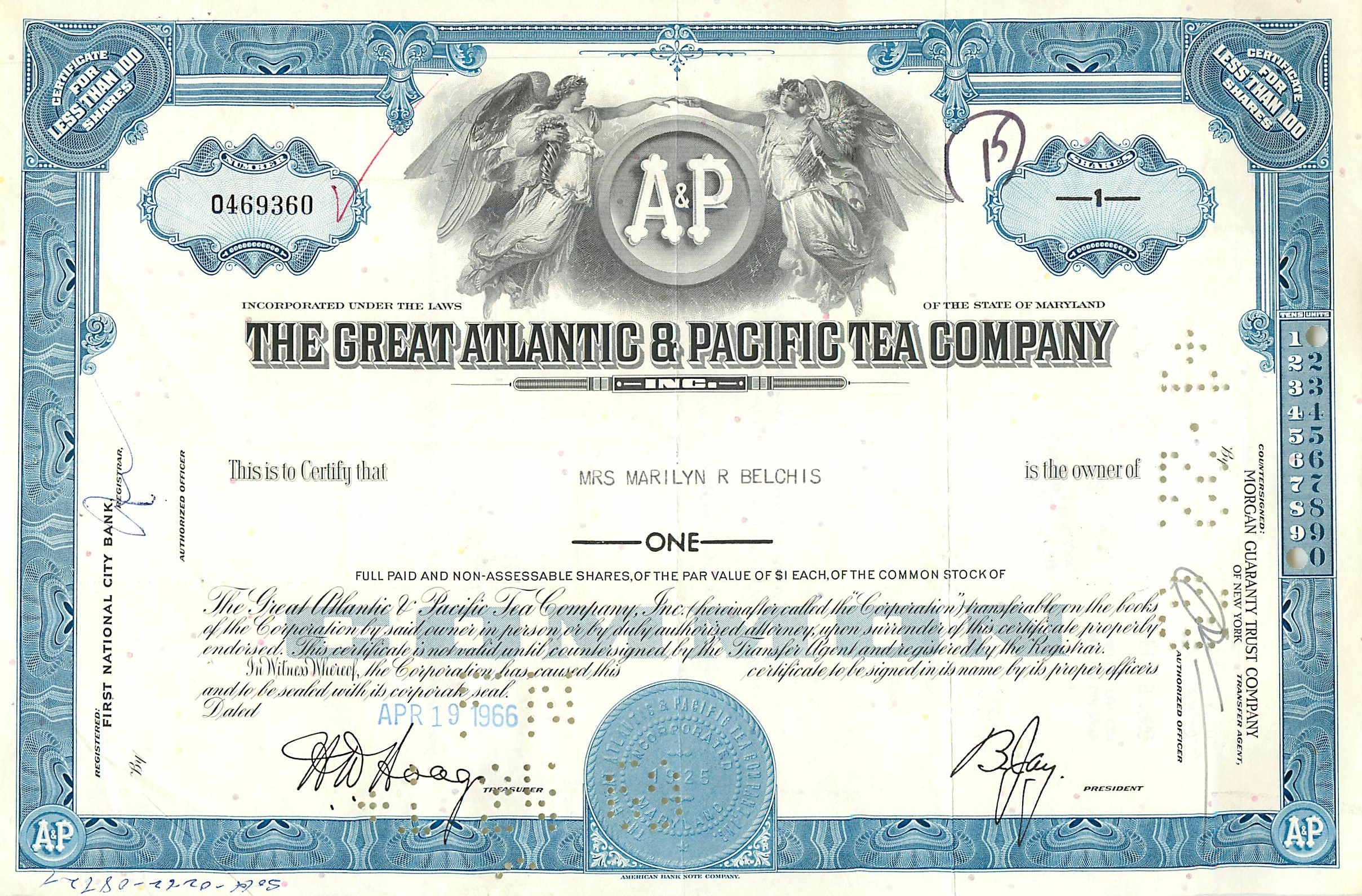 Coupon Share Action The Great Atlantic & Pacific Tea Company Ange Angel Femme