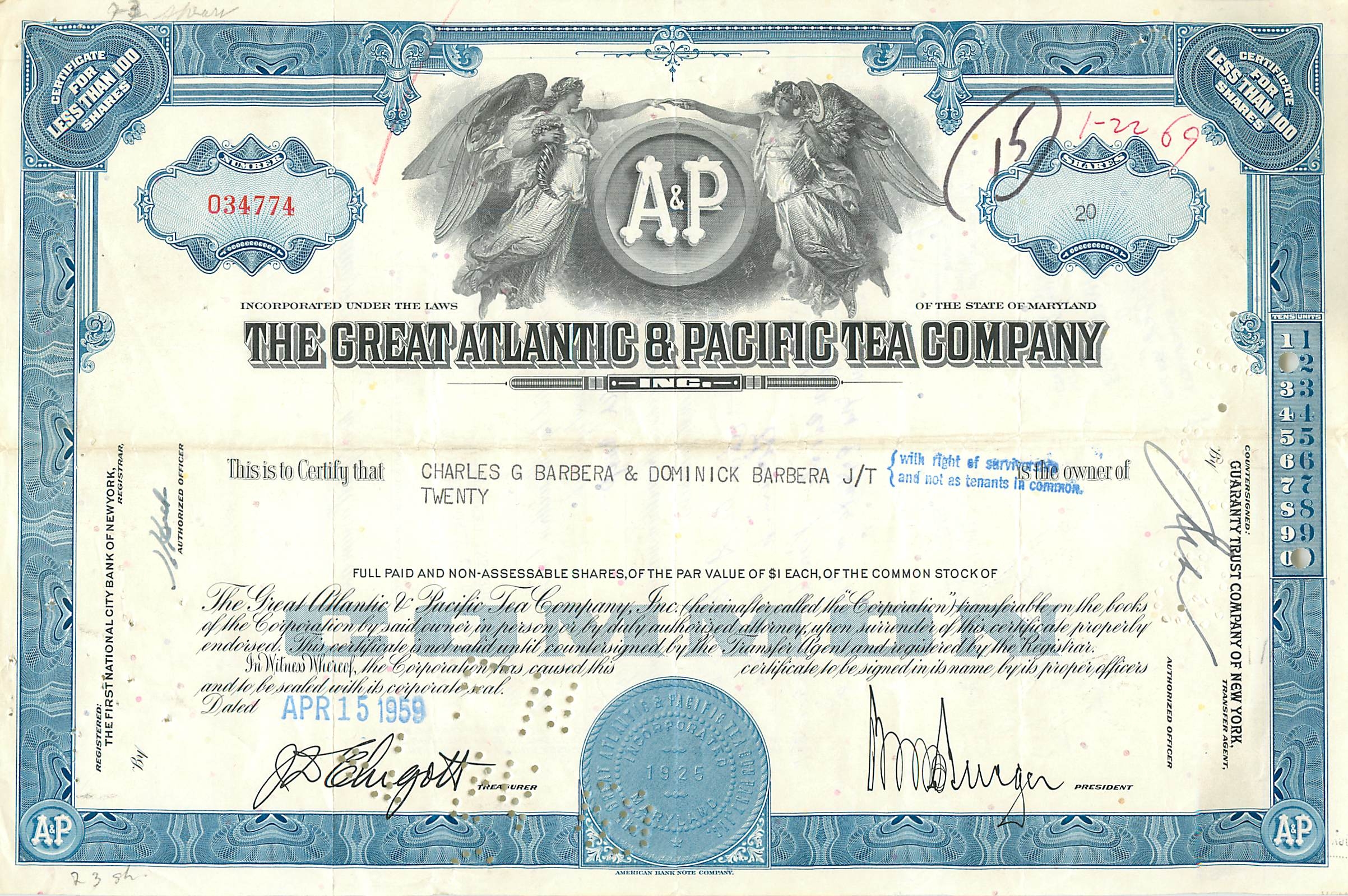 Coupon Share Action The Great Atlantic & Pacific Tea Company Ange Angel Femme
