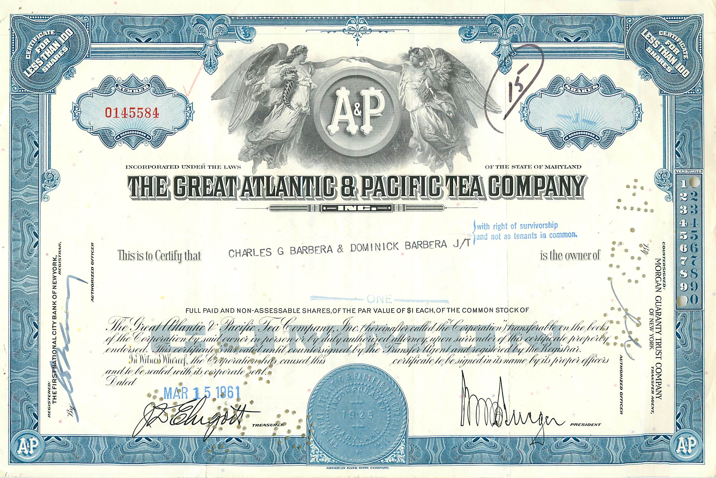 Coupon Share Action The Great Atlantic & Pacific Tea Company Ange Angel Femme