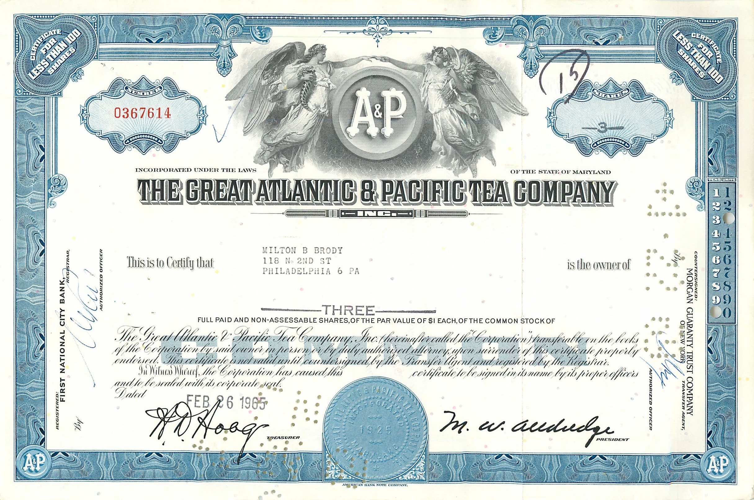 Coupon Share Action The Great Atlantic & Pacific Tea Company Ange Angel Femme