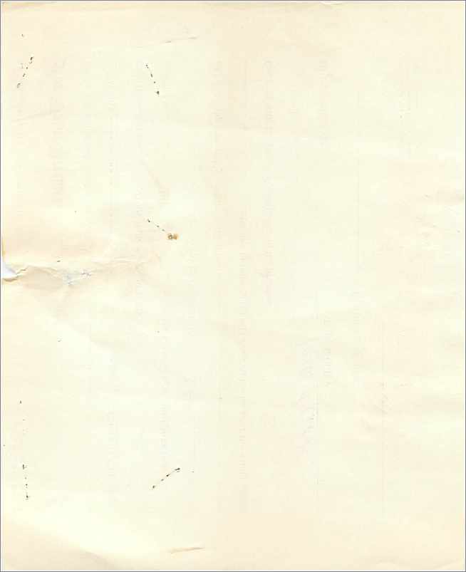 Assegnazione di quote della società John Blair Company — Geo E Cole & Co Chicago Legal Blanks n°722½ — Verso