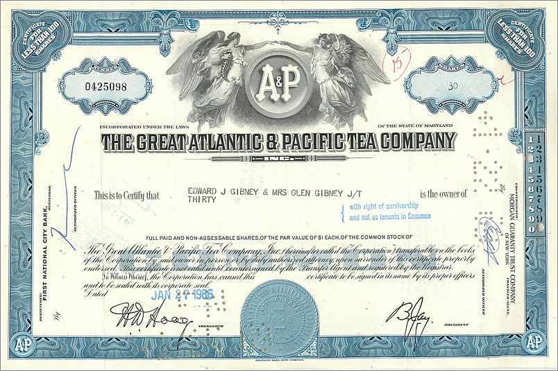 Coupon Share Action The Great Atlantic & Pacific Tea Company Ange Angel Femme
