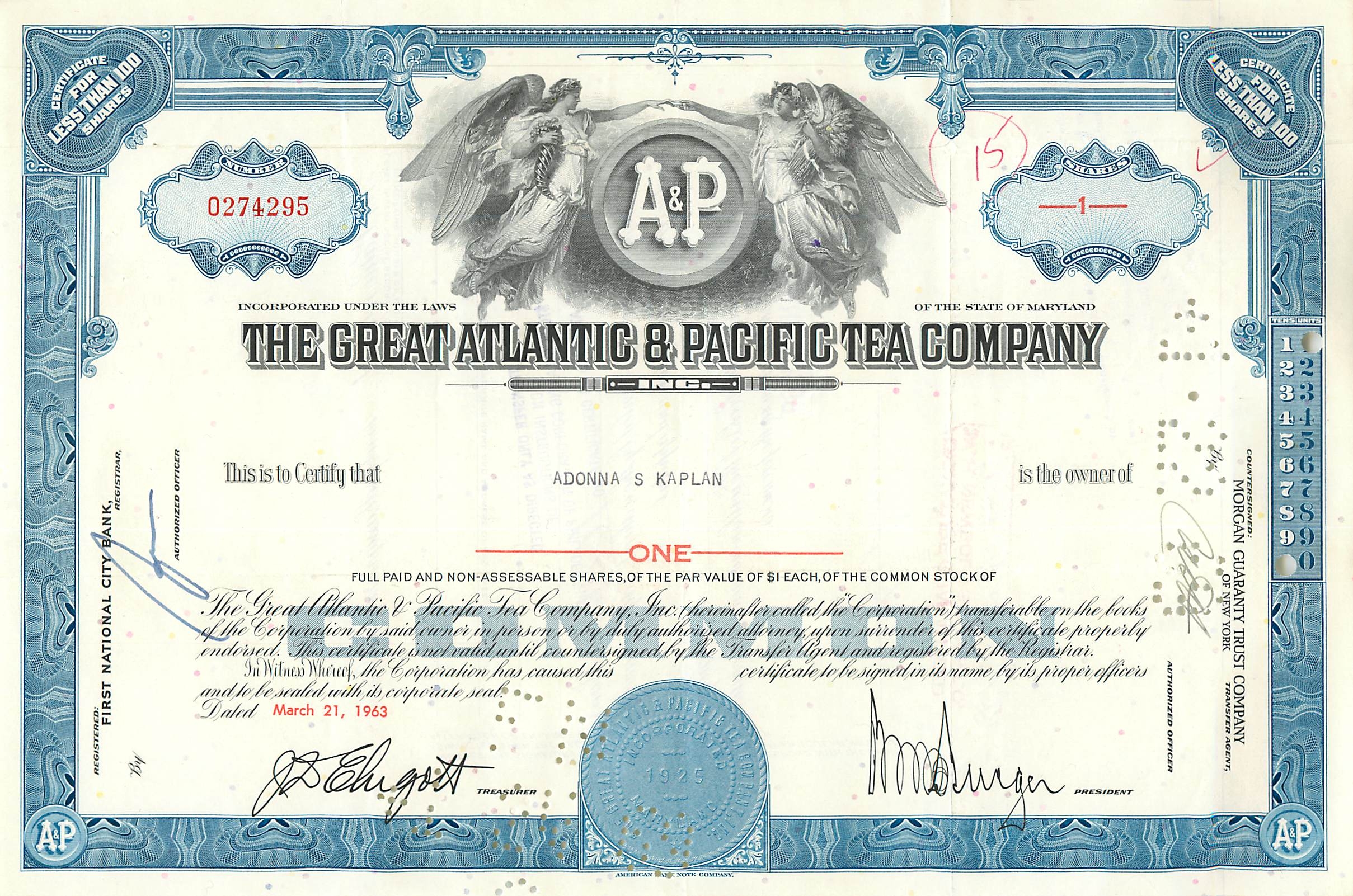 Coupon Share Action The Great Atlantic & Pacific Tea Company Ange Angel Femme