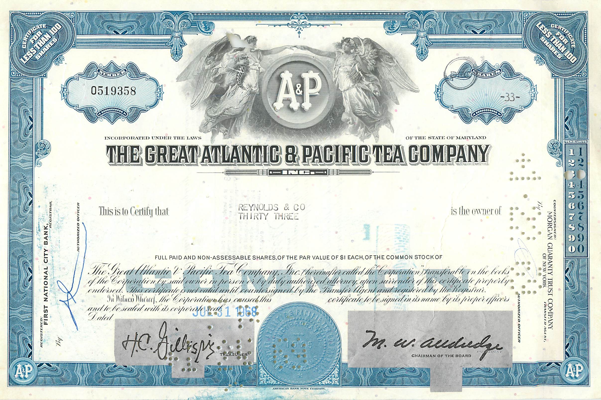 Coupon Share Action The Great Atlantic & Pacific Tea Company Ange Angel Femme