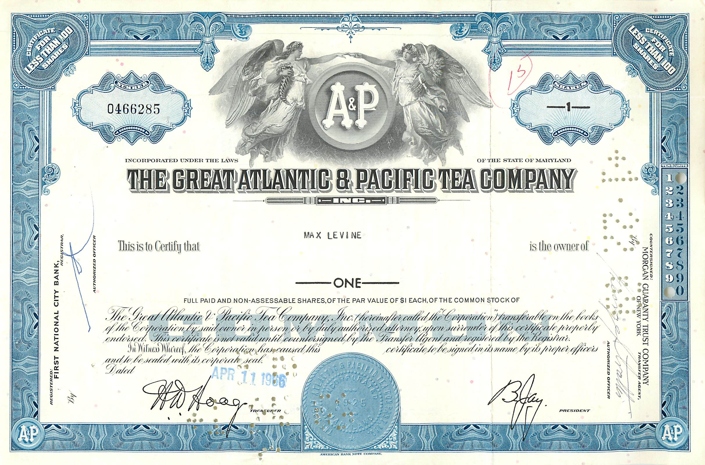 Coupon Share Action The Great Atlantic & Pacific Tea Company Ange Angel Femme