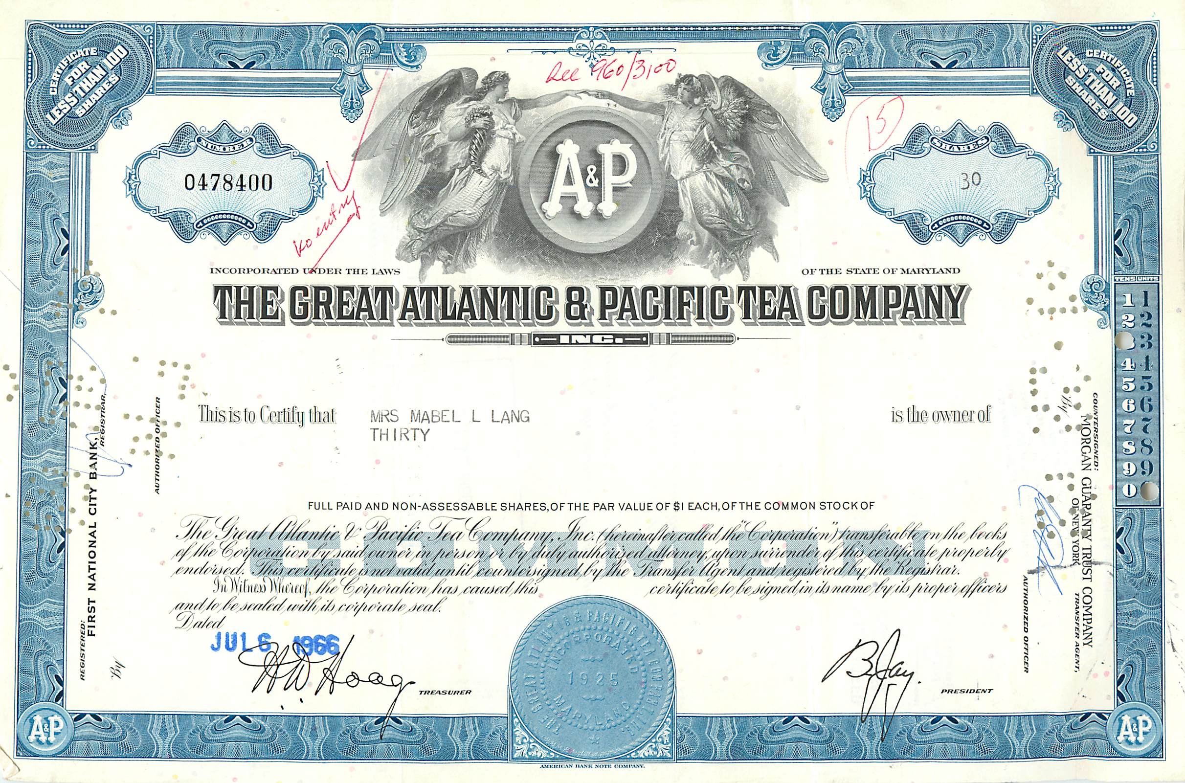 Coupon Share Action The Great Atlantic & Pacific Tea Company Ange Angel Femme