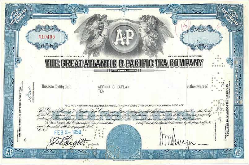 Coupon Share Action The Great Atlantic & Pacific Tea Company Ange Angel Femme