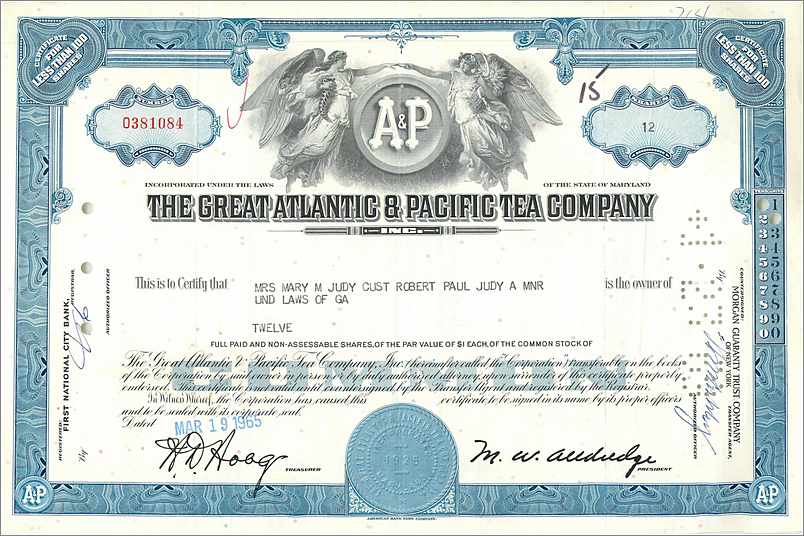 Coupon Share Action The Great Atlantic & Pacific Tea Company Ange Angel Femme