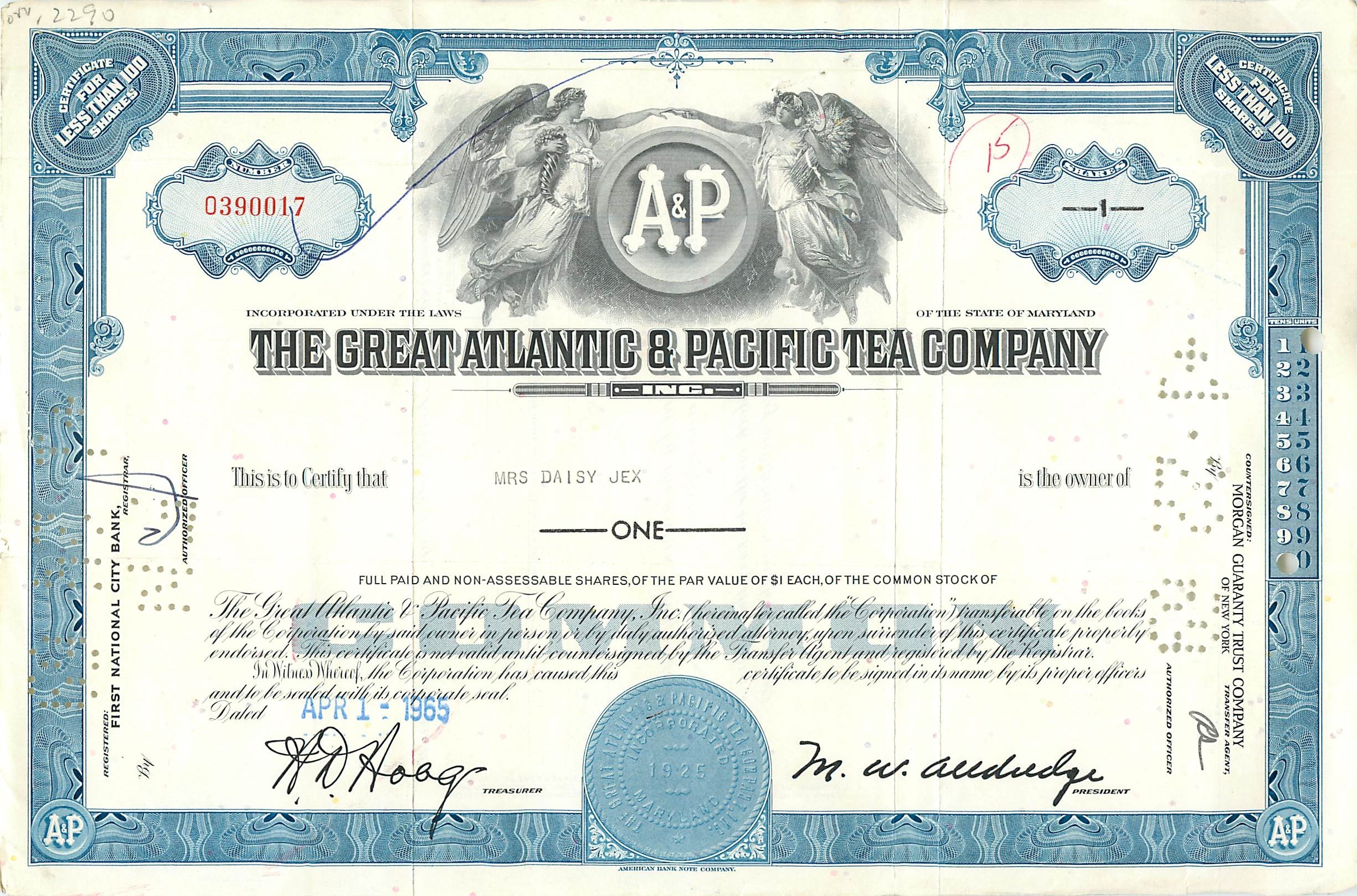 Coupon Share Action The Great Atlantic & Pacific Tea Company Ange Angel Femme
