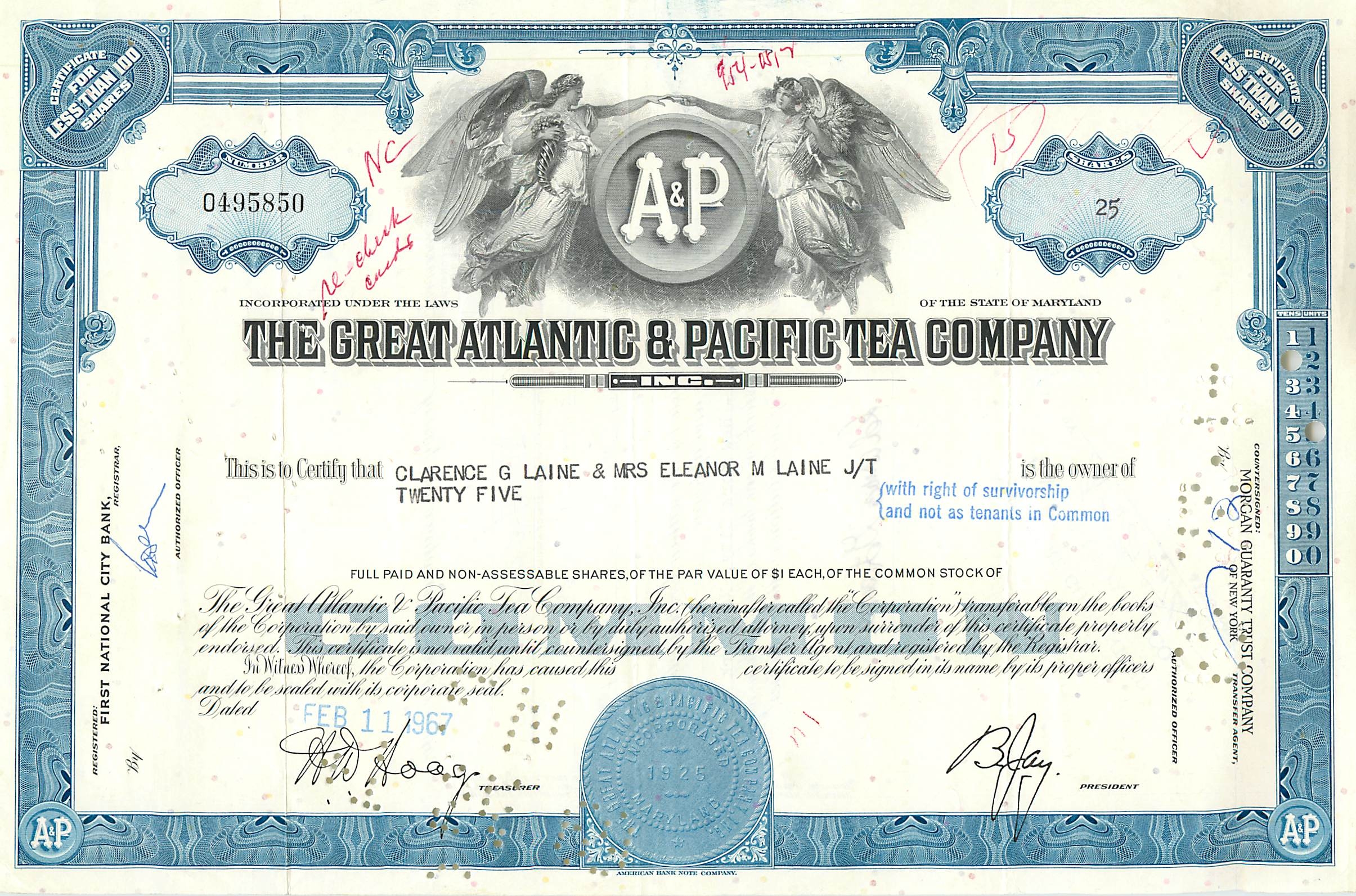 Coupon Share Action The Great Atlantic & Pacific Tea Company Ange Angel Femme