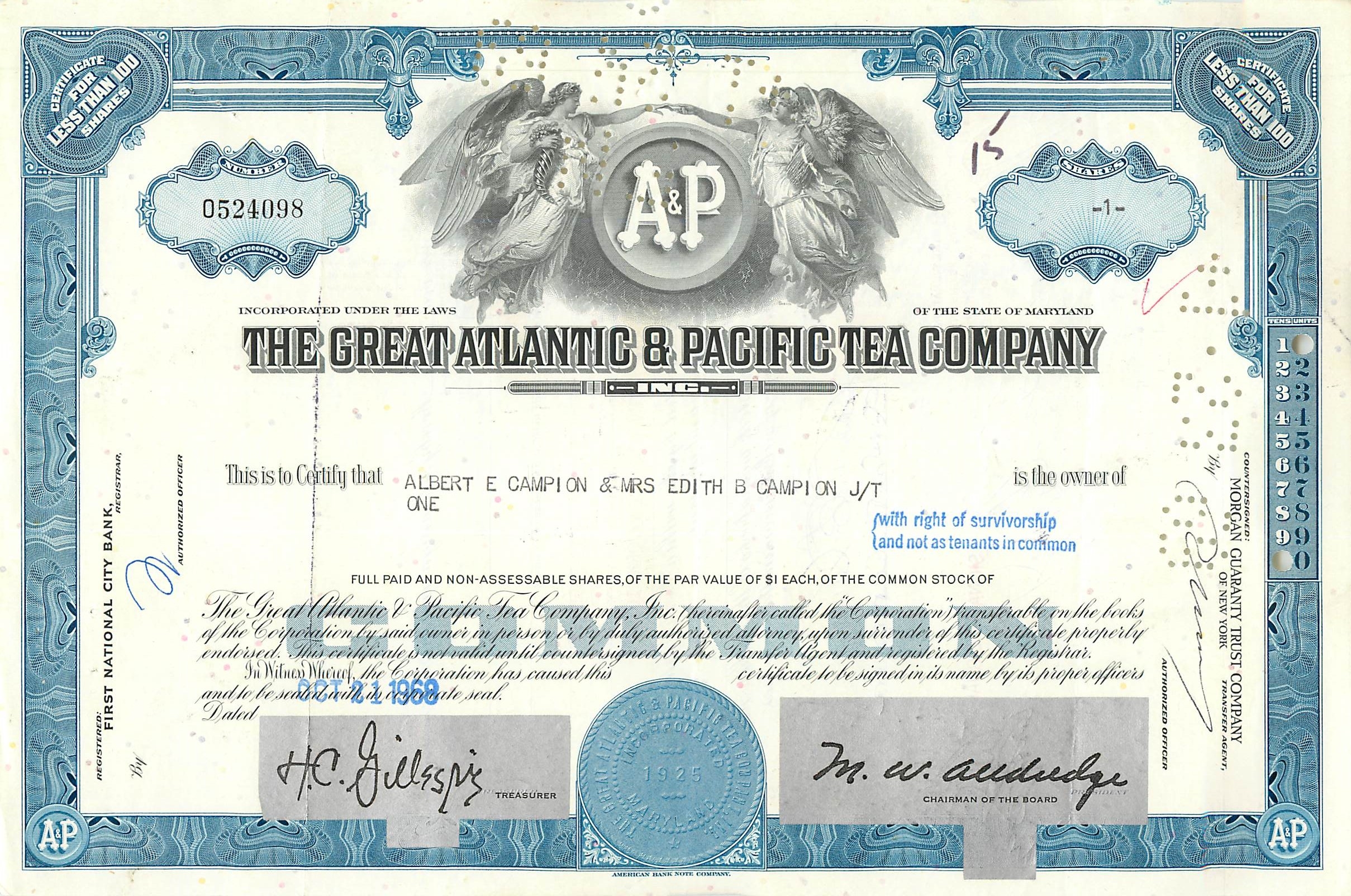 Coupon Share Action The Great Atlantic & Pacific Tea Company Ange Angel Femme