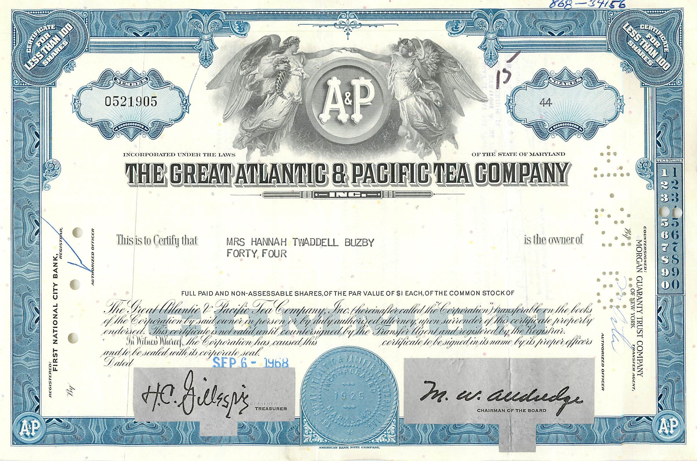 Coupon Share Action The Great Atlantic & Pacific Tea Company Ange Angel Femme
