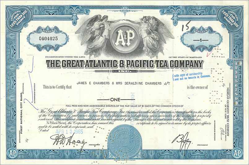 Coupon Share Action The Great Atlantic & Pacific Tea Company Ange Angel Femme