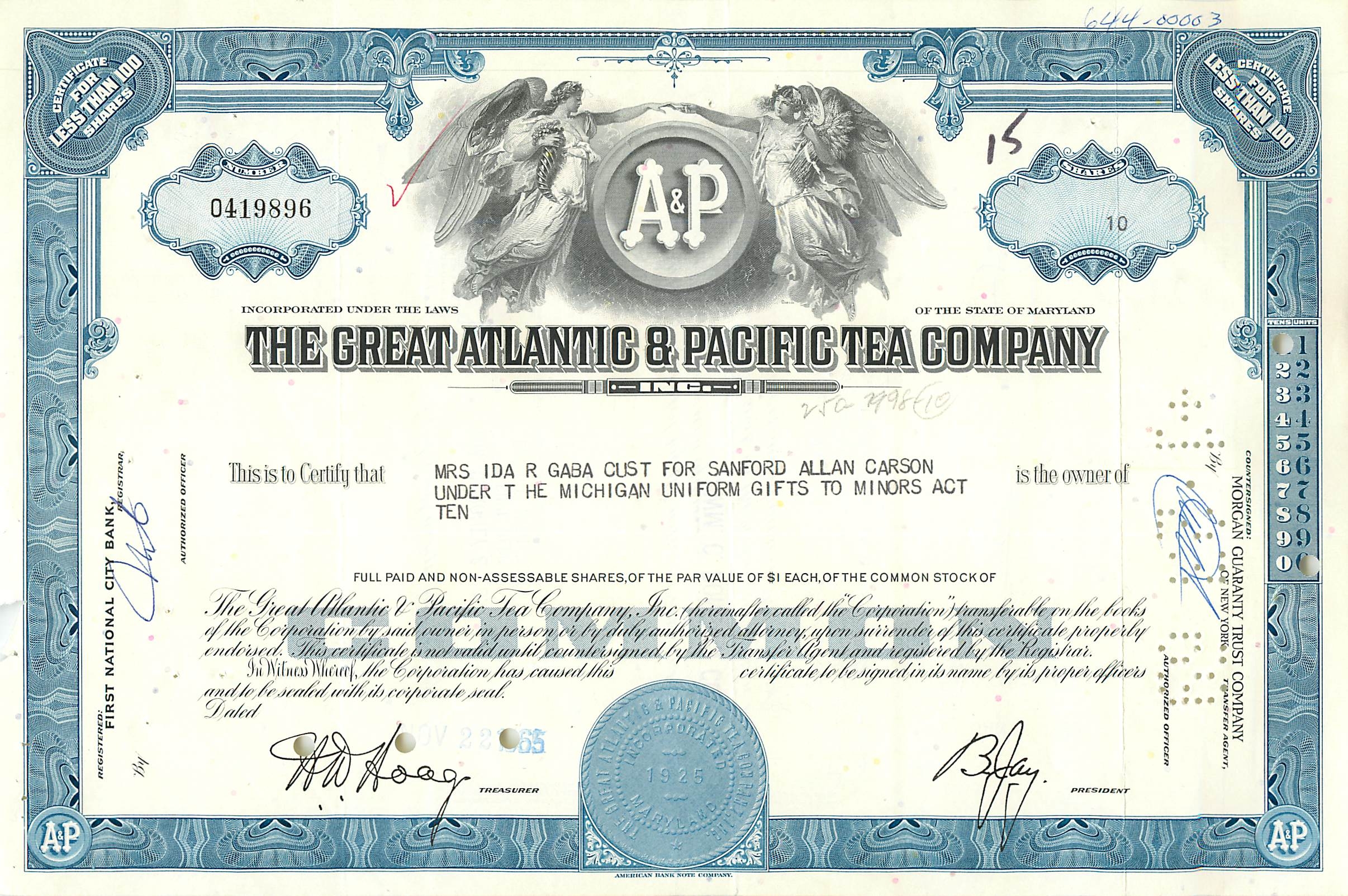 Coupon Share Action The Great Atlantic & Pacific Tea Company Ange Angel Femme