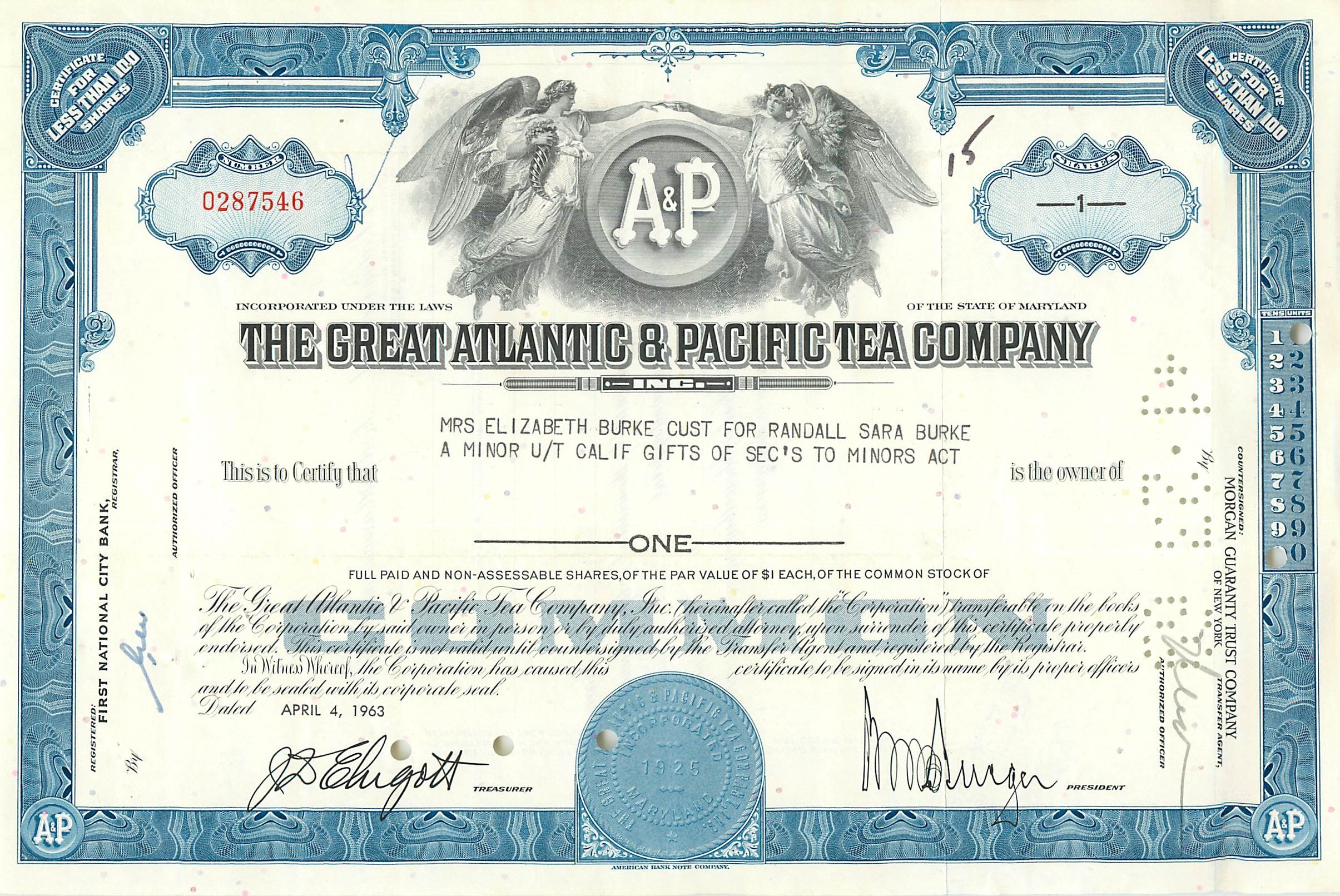 Coupon Share Action The Great Atlantic & Pacific Tea Company Ange Angel Femme