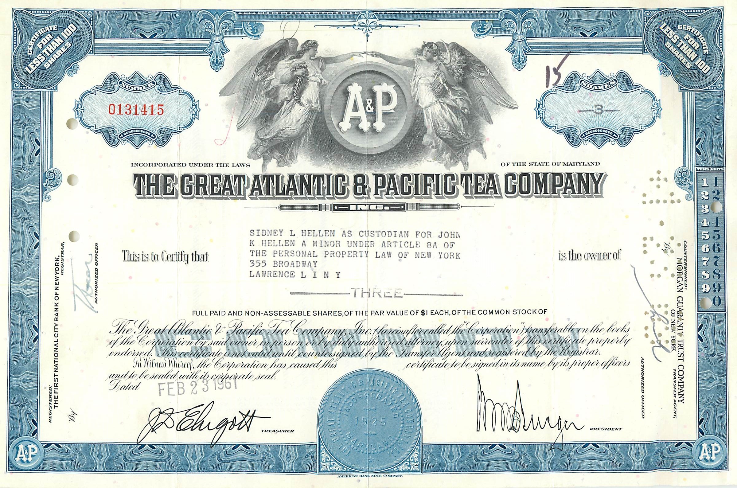 Coupon Share Action The Great Atlantic & Pacific Tea Company Ange Angel Femme