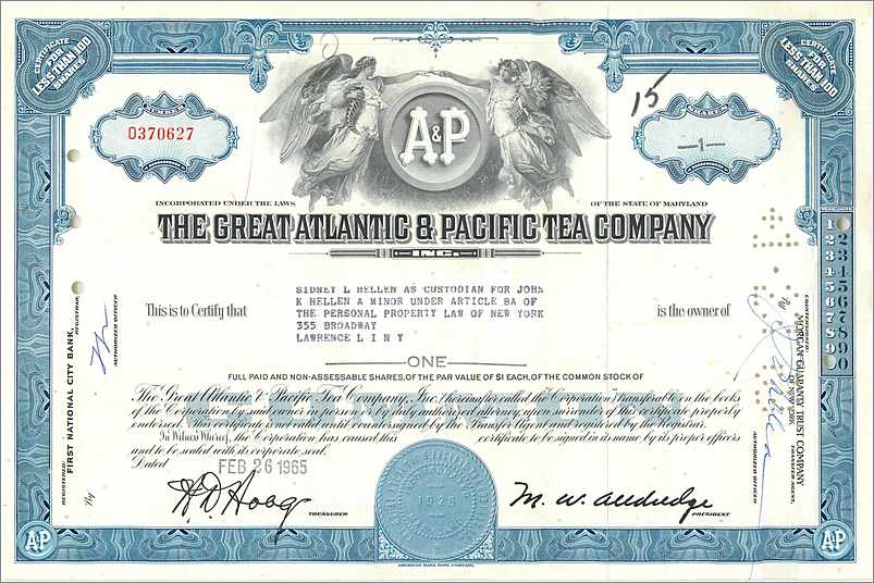 Coupon Share Action The Great Atlantic & Pacific Tea Company Ange Angel Femme