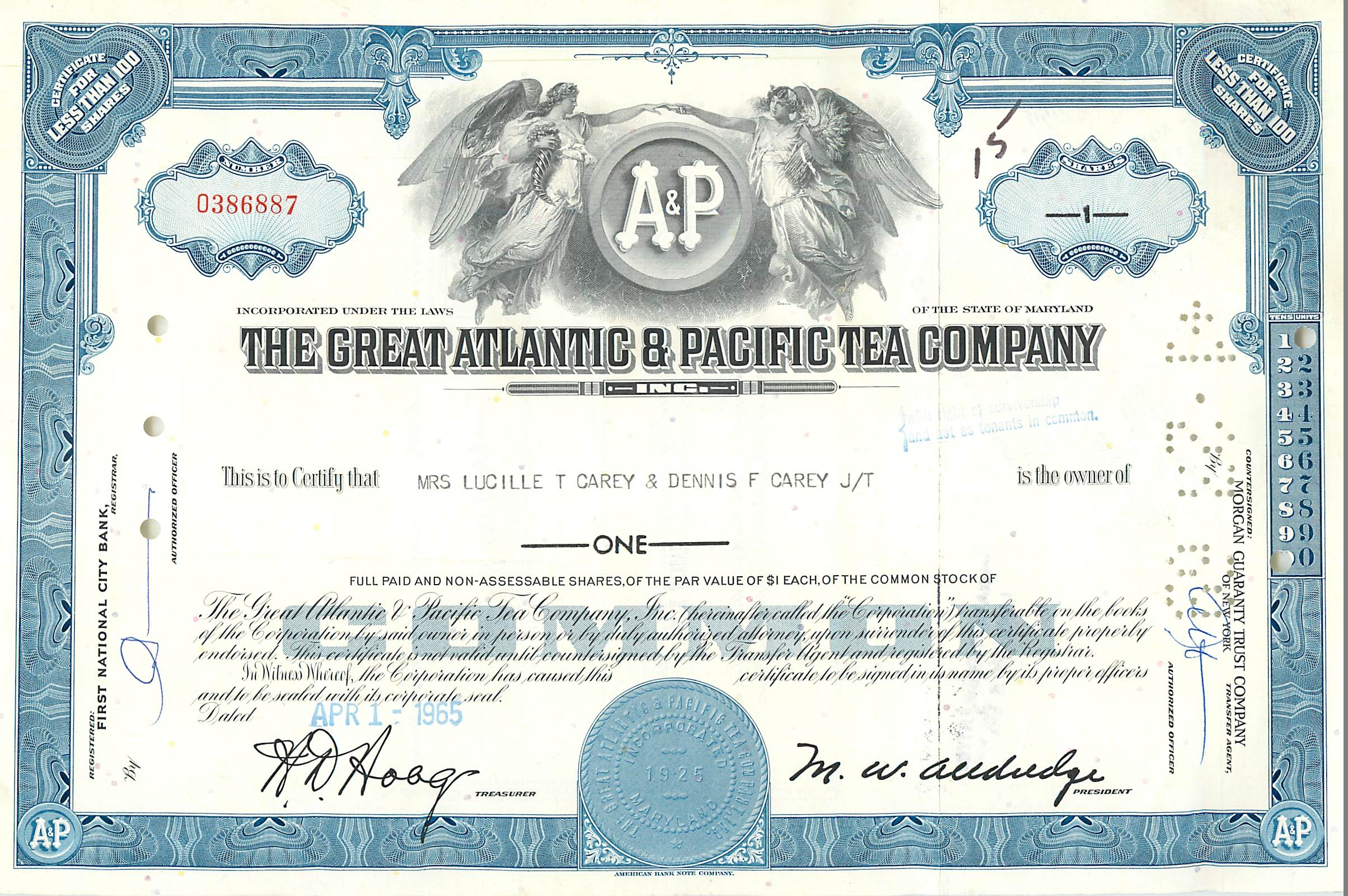 Coupon Share Action The Great Atlantic & Pacific Tea Company Ange Angel Femme