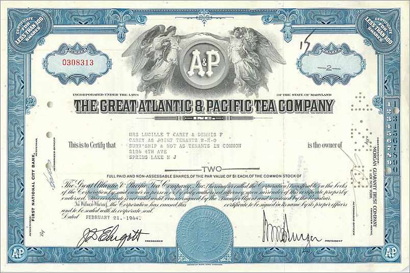 Coupon Share Action The Great Atlantic & Pacific Tea Company Ange Angel Femme