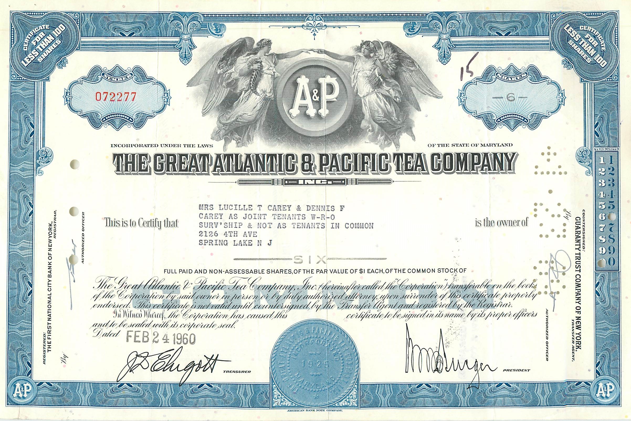 Coupon Share Action The Great Atlantic & Pacific Tea Company Ange Angel Femme